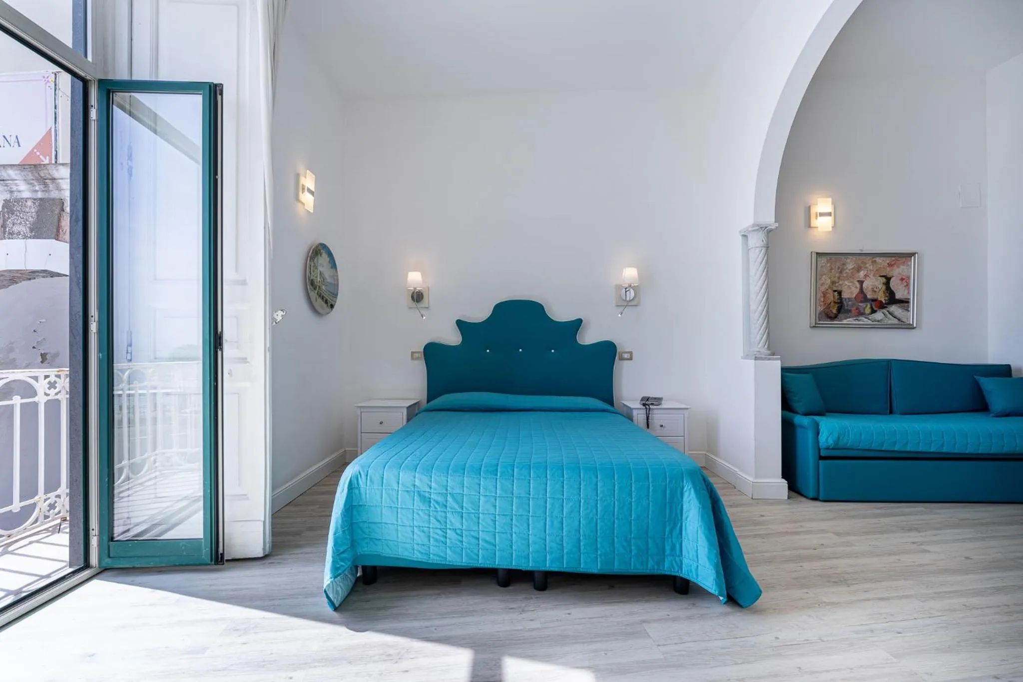 Bed in Hotel Fontana