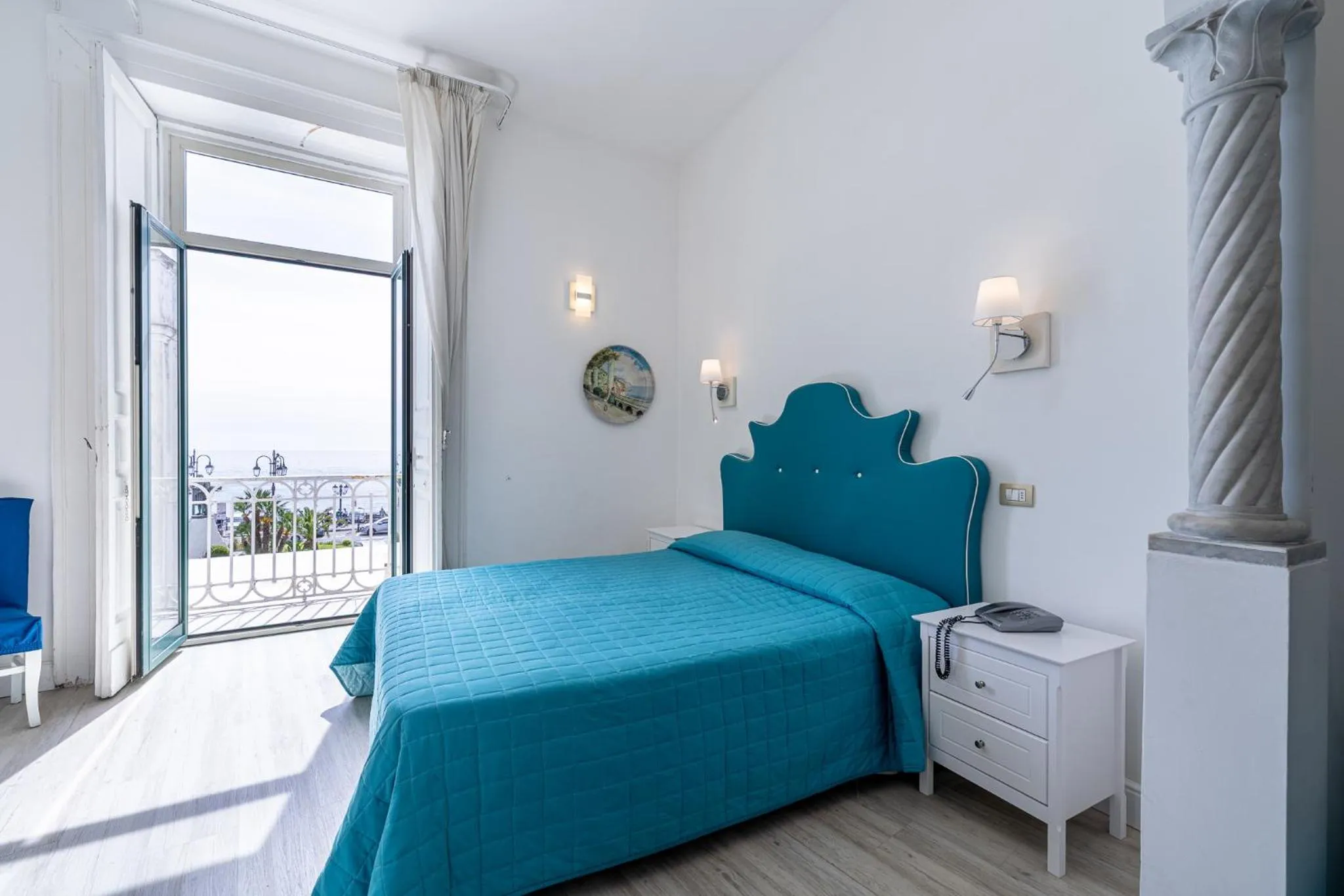 Bed in Hotel Fontana