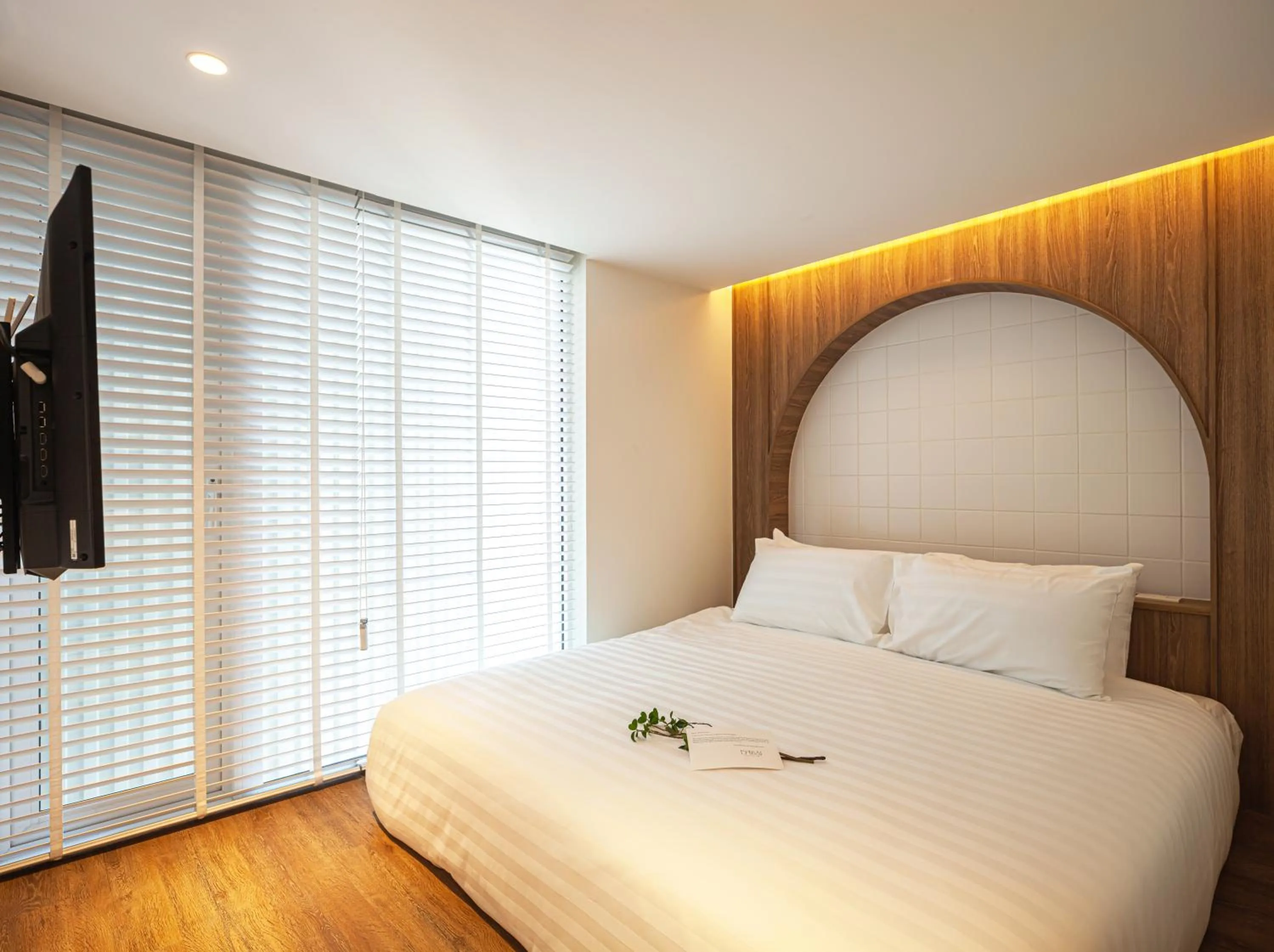 Bedroom, Bed in Bonsai Hotel Bangkok