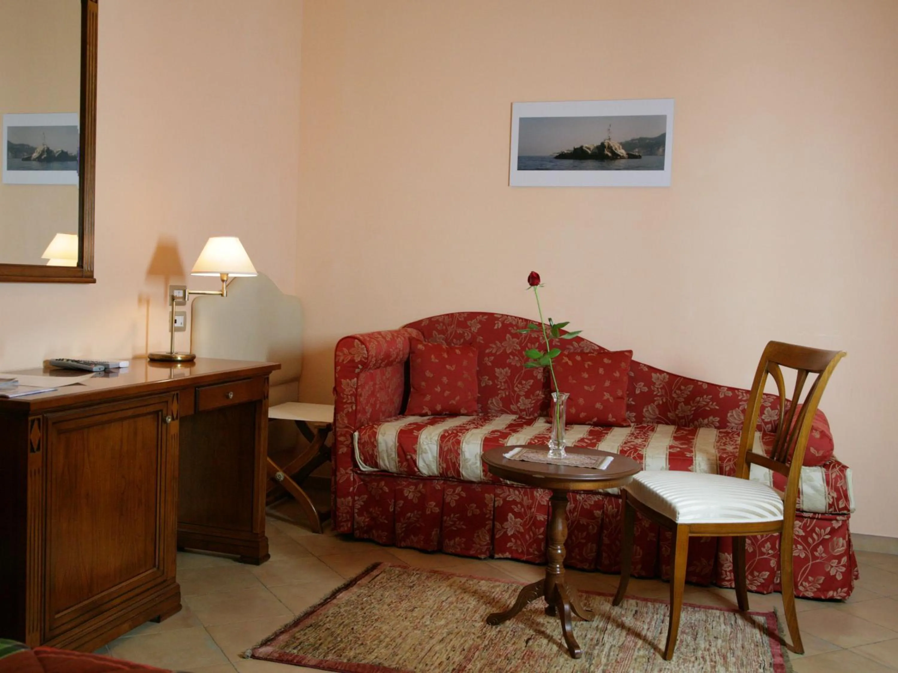 Seating area in Il Roseto