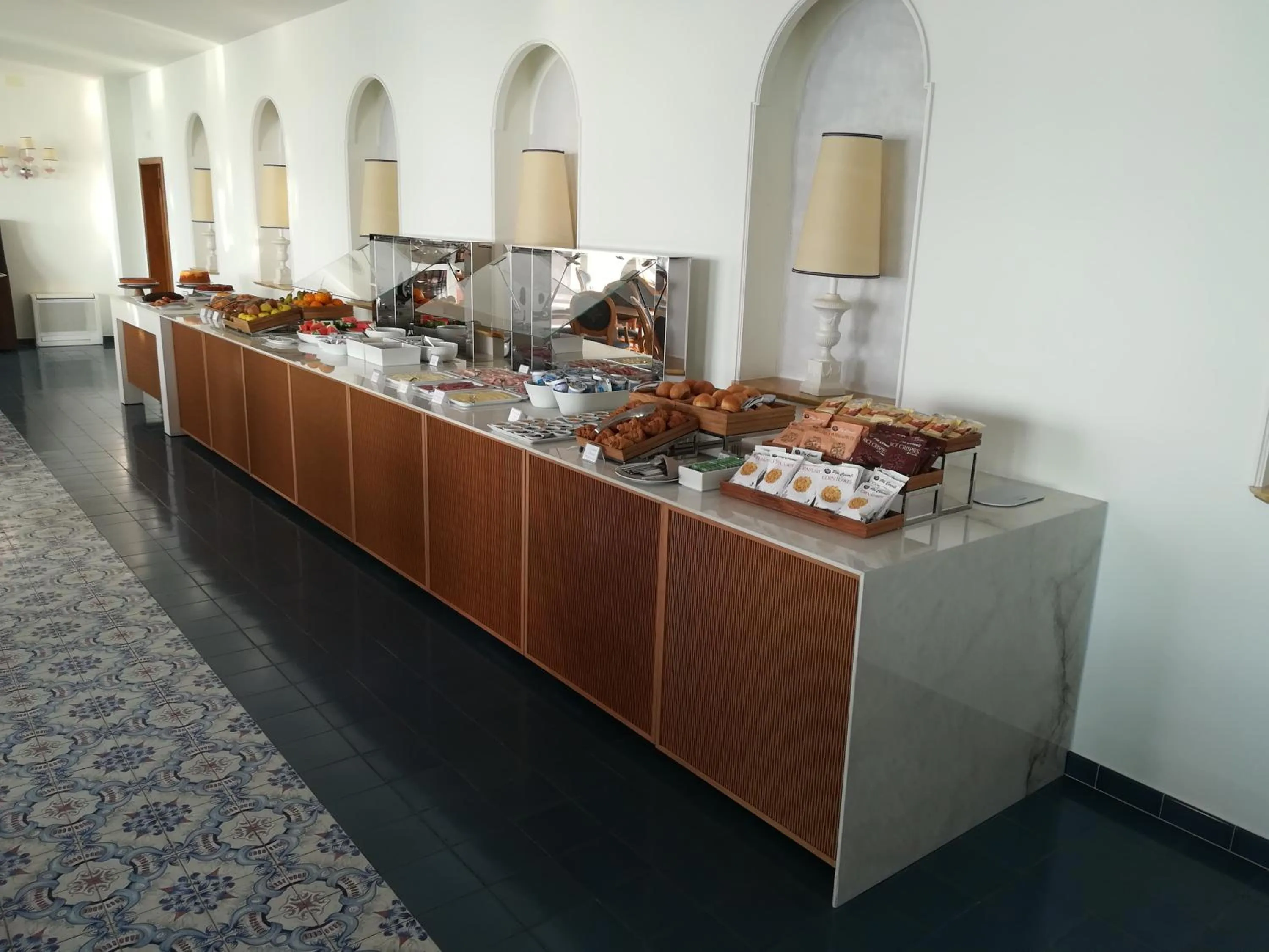 Buffet breakfast in Grand Hotel Excelsior