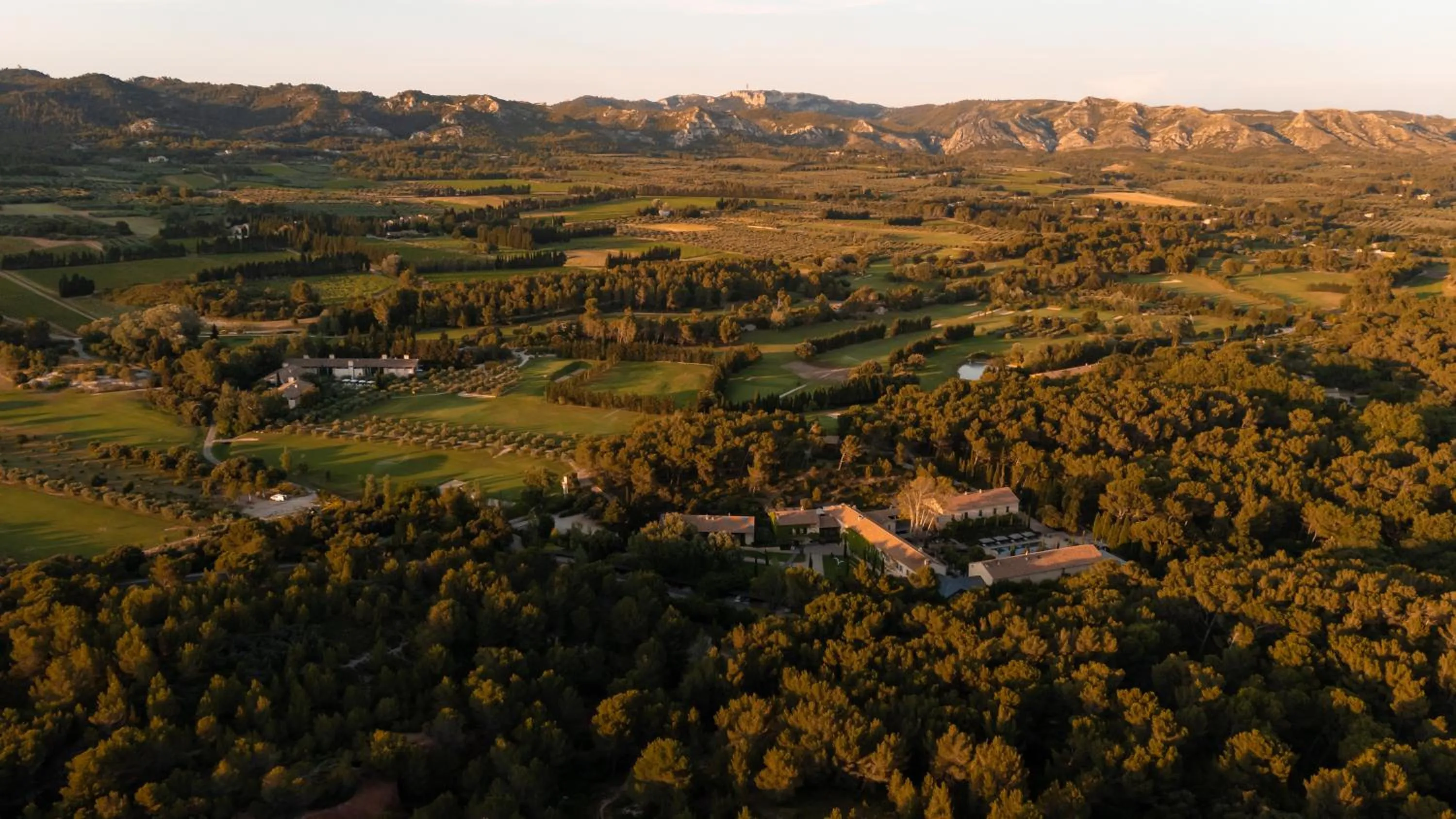 Bird's eye view in Domaine De Manville