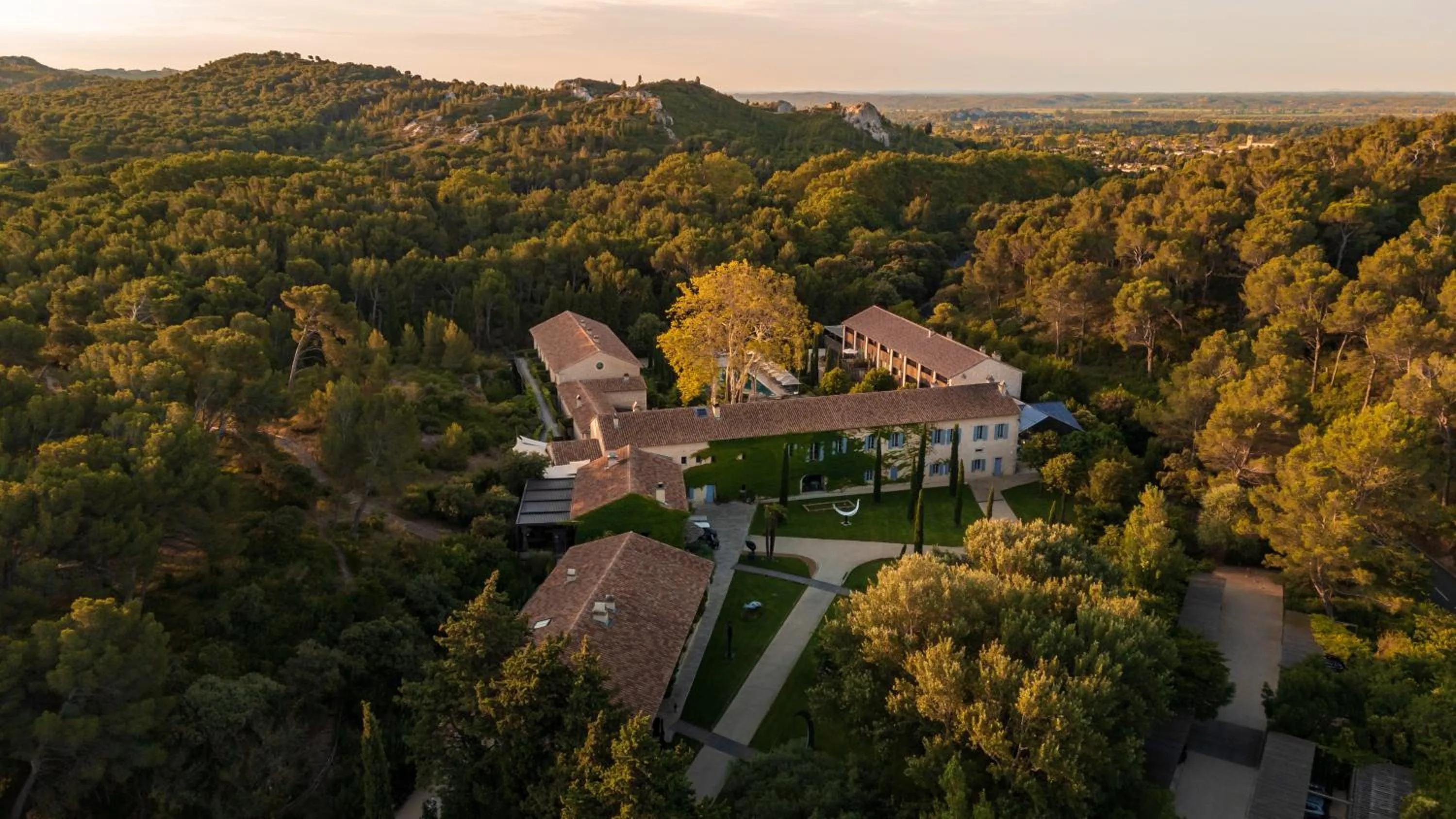 Bird's eye view in Domaine De Manville