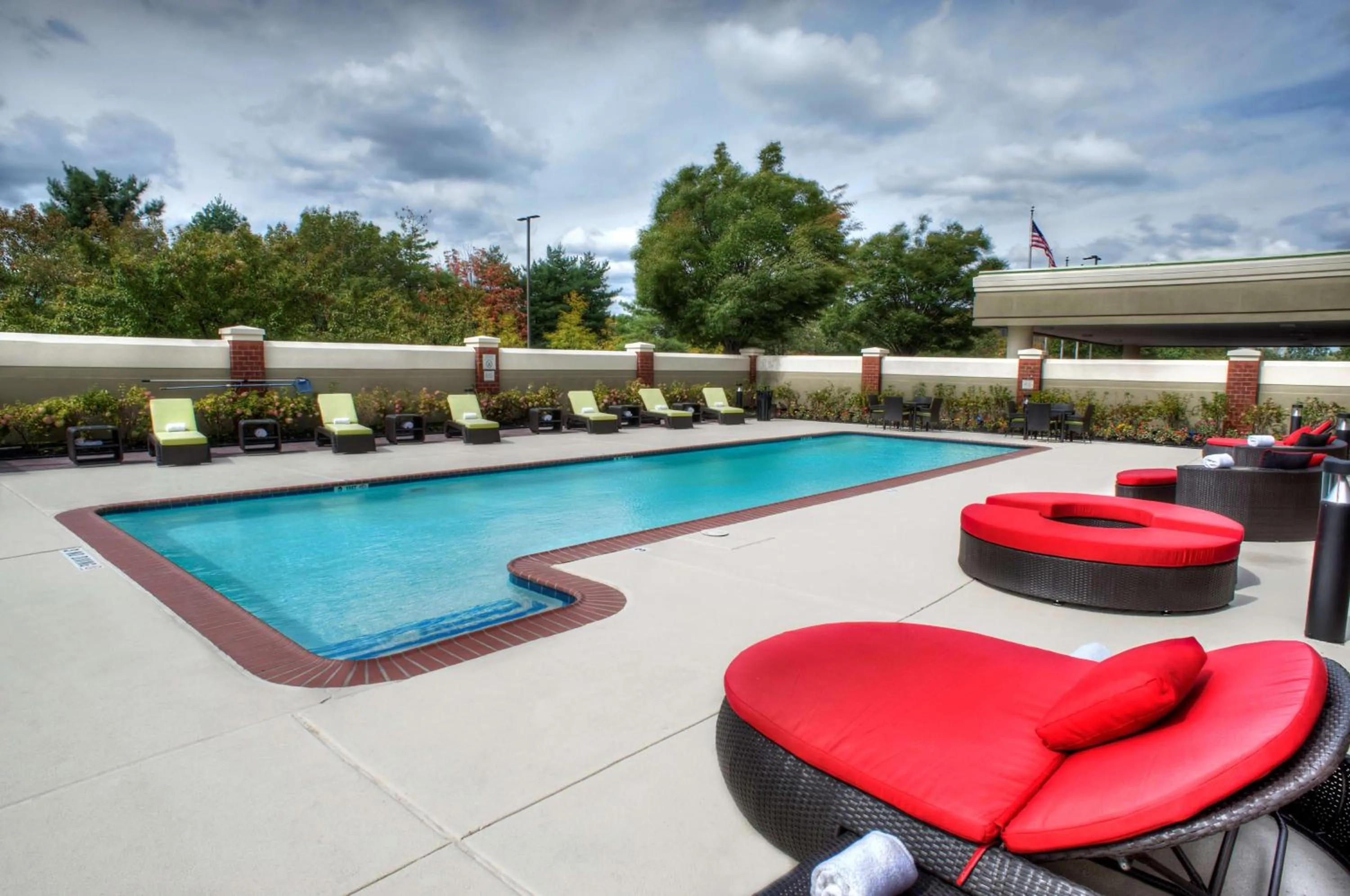Pool view in Inn at Fox Chase - BW Premier Collection