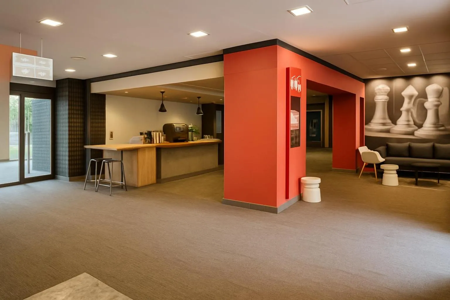 Lobby or reception in a&o Hostel Milano Ca Granda