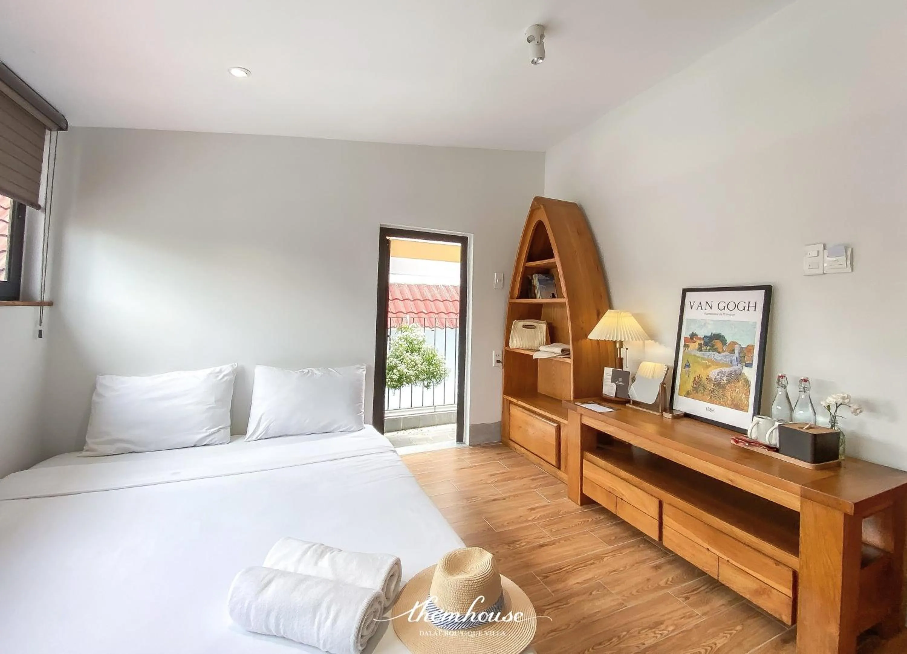 Bedroom, Bed in Thơm House