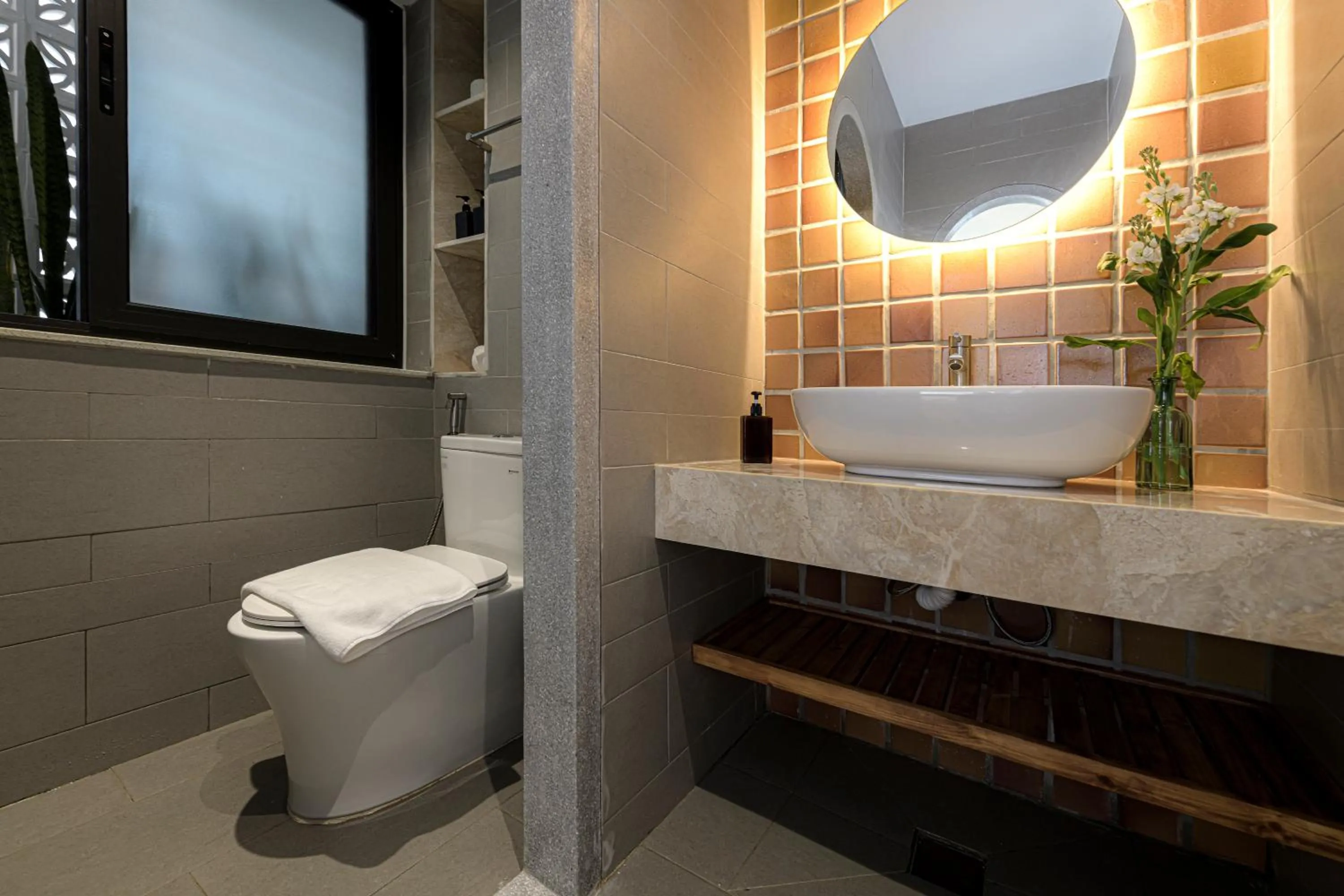 Bathroom in Thơm House