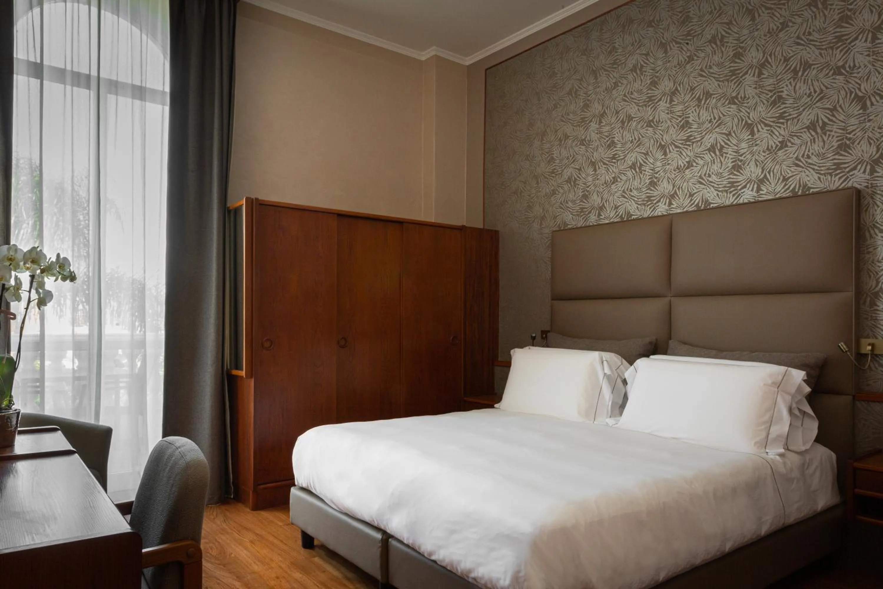 Bed in Hotel Villa Elisa & Spa