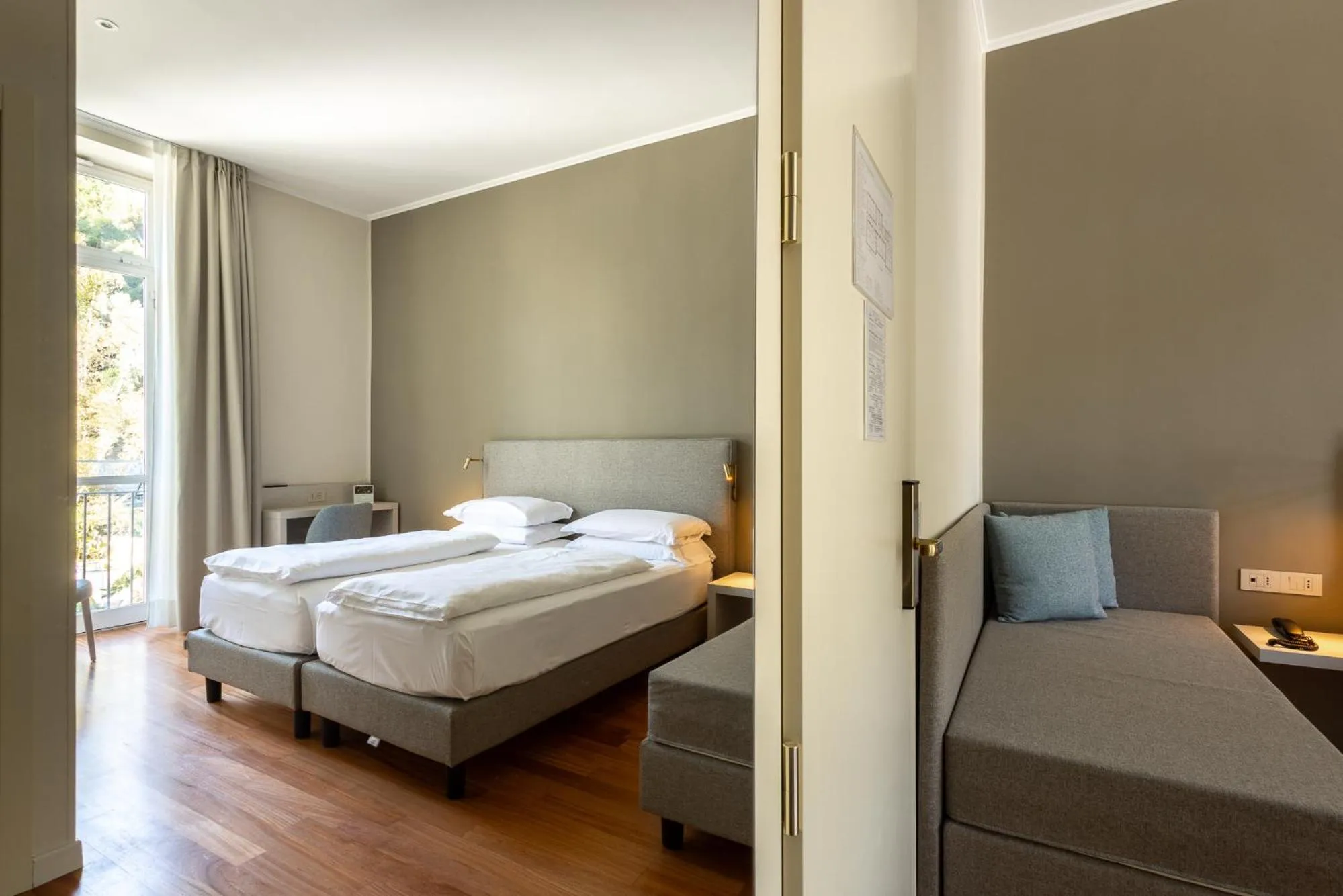 Bed in Hotel Villa Elisa & Spa