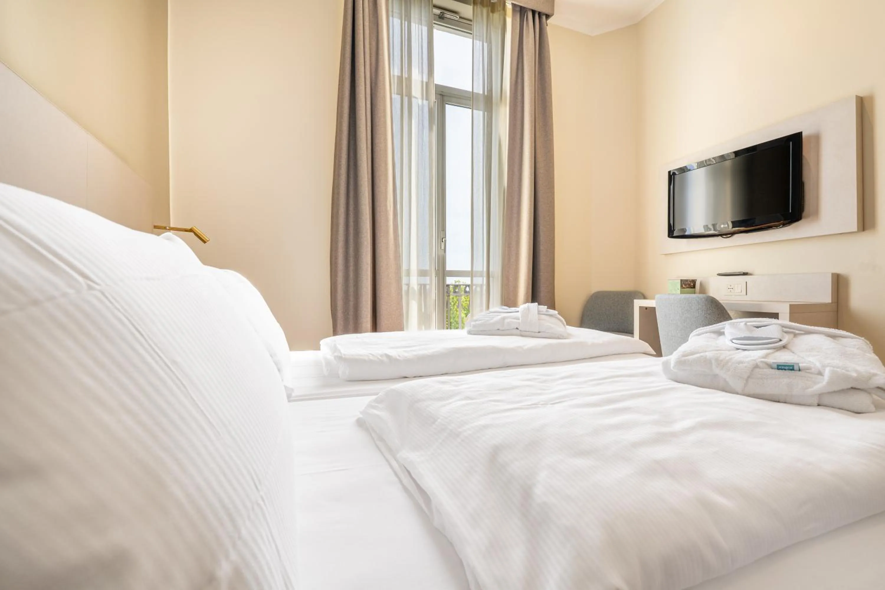 Bed in Hotel Villa Elisa & Spa