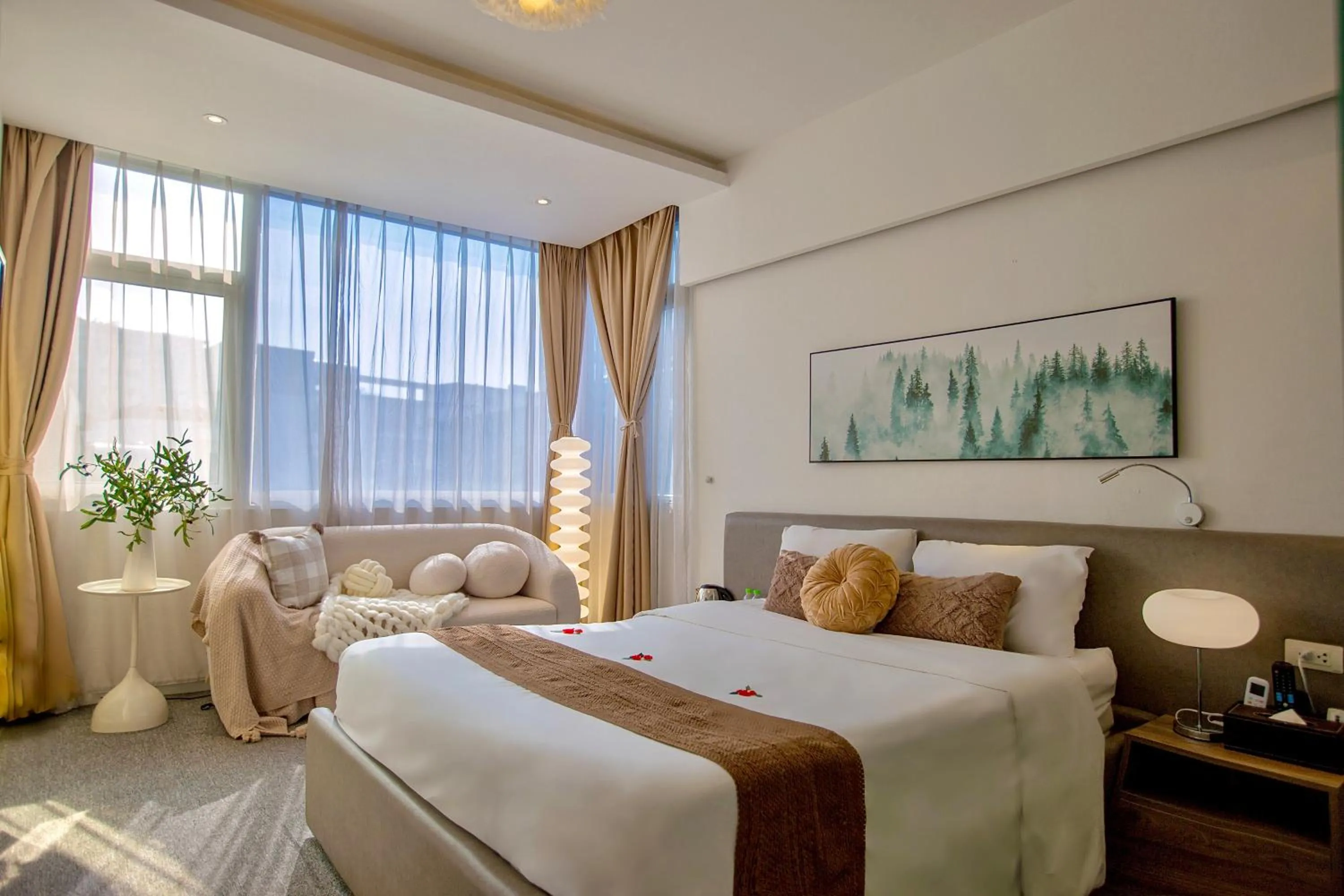 Bed in Keypad Hotel - 28 Dịch Vọng Hậu