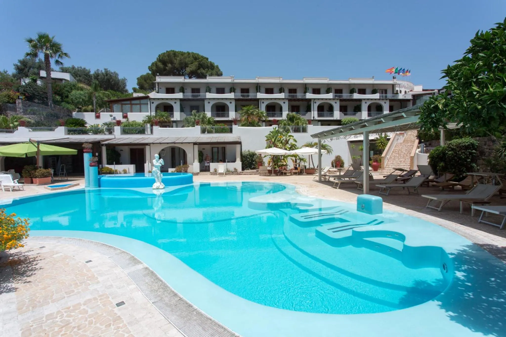Swimming pool in Hotel Tritone Lipari