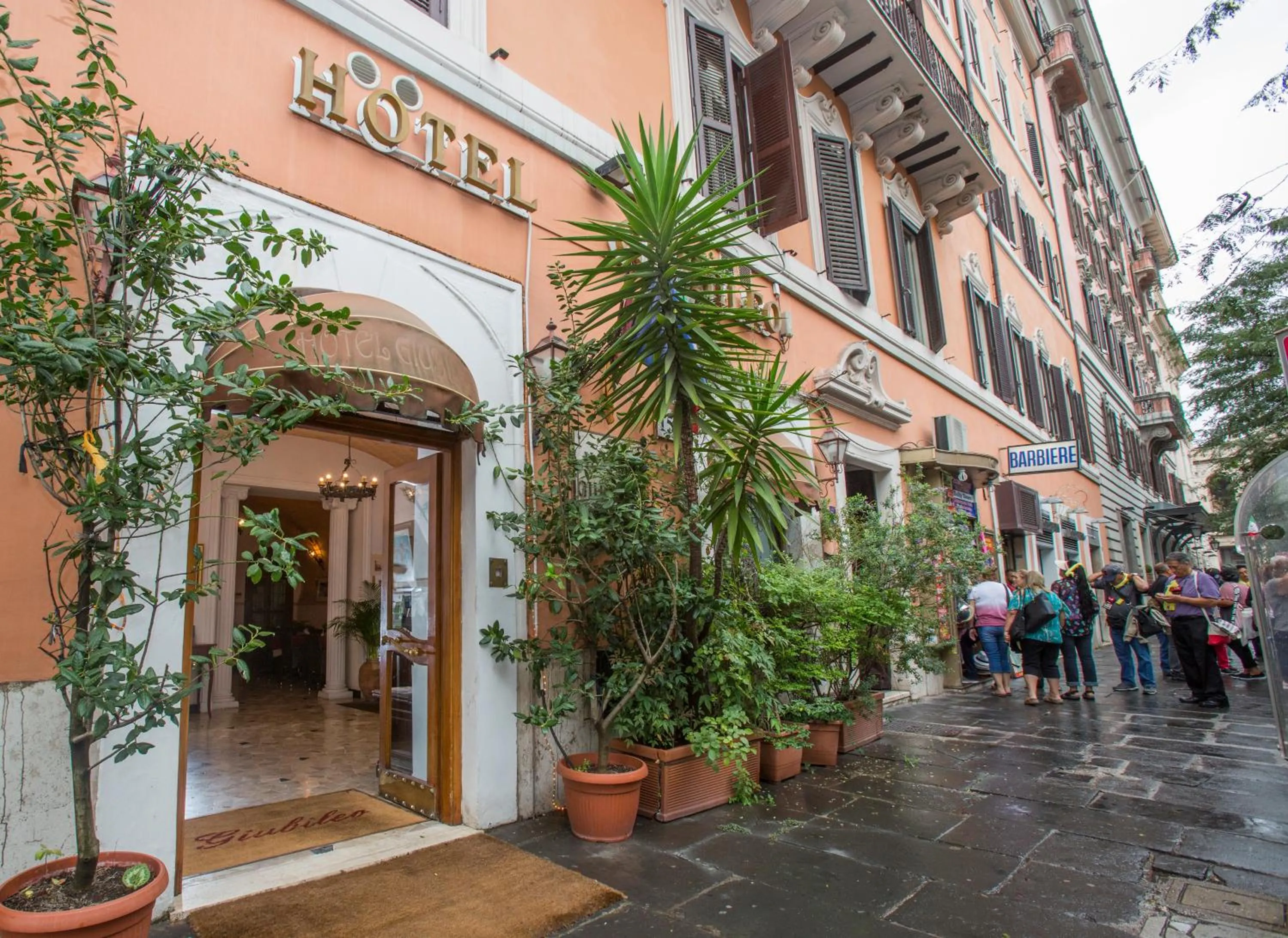 Facade/entrance in Hotel Giubileo