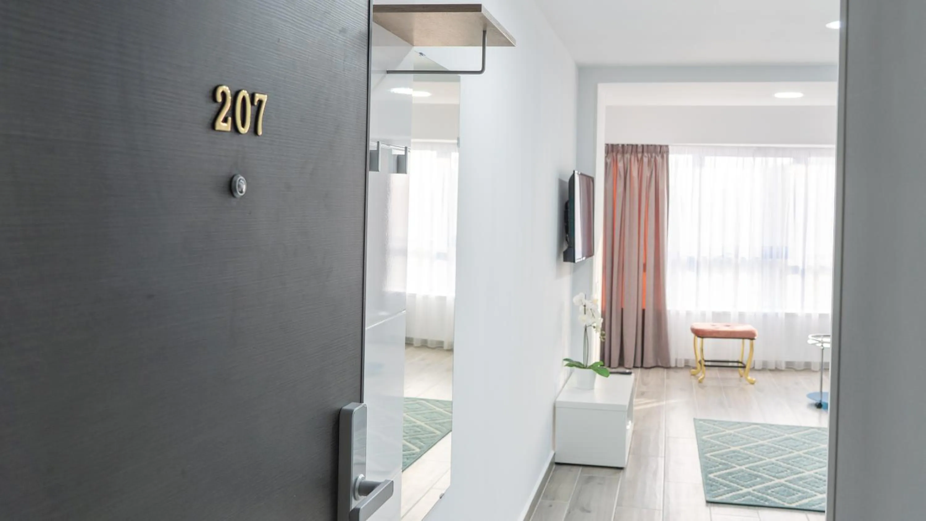 Decorative detail, Bed in Sea View Apartments Olimp - Avenue Hotels