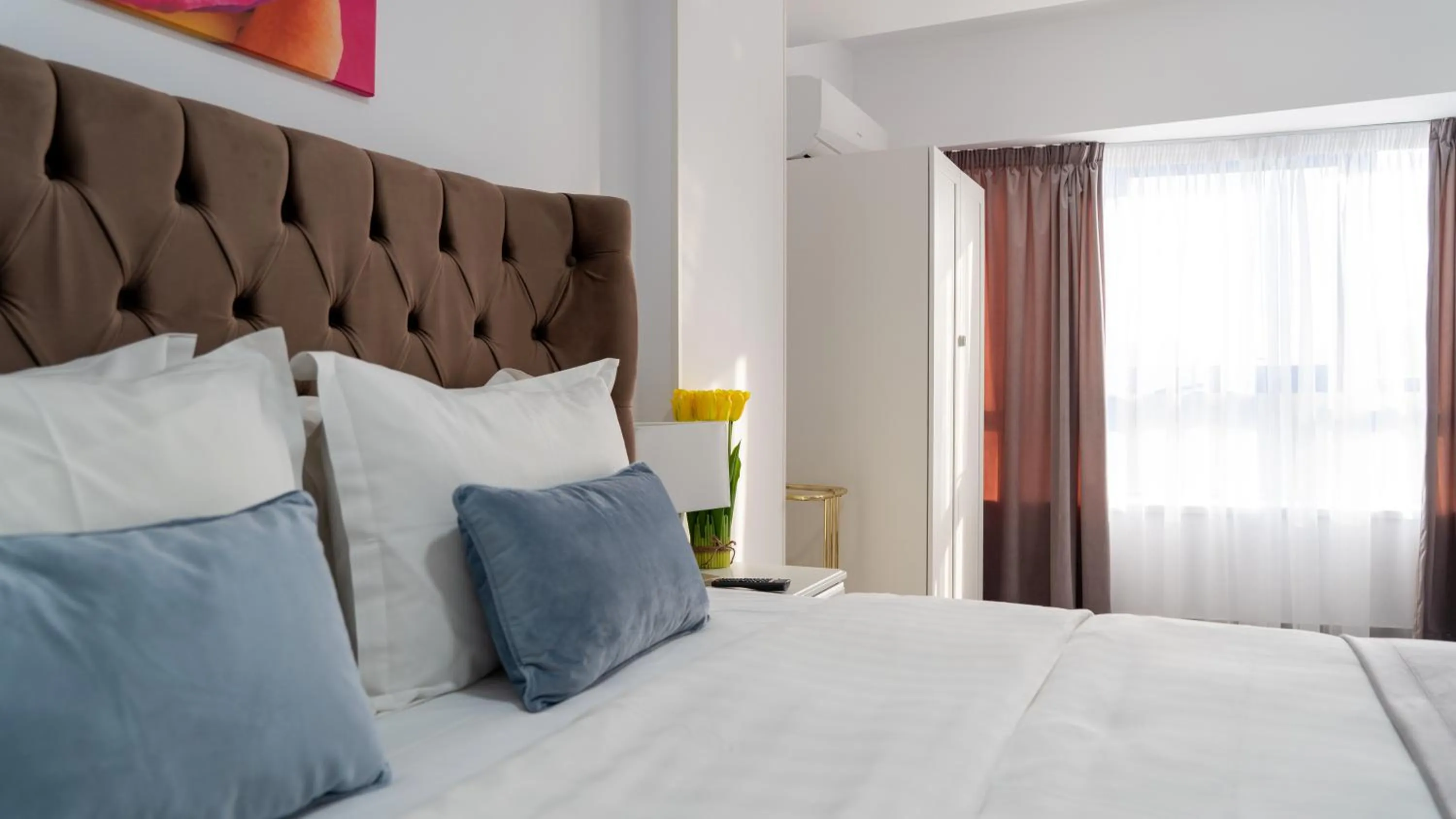 Bed in Sea View Apartments Olimp - Avenue Hotels