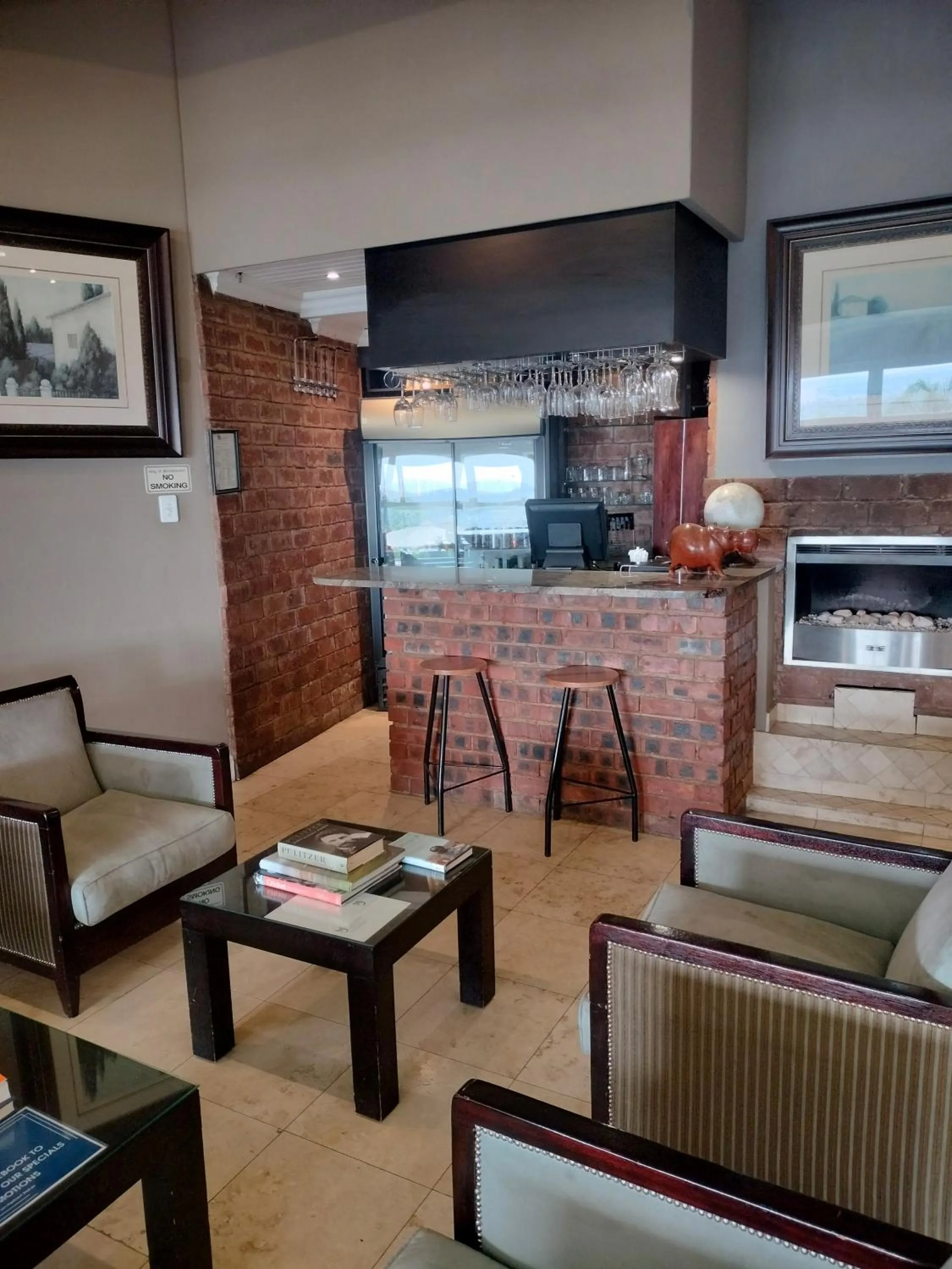 Seating area in 131 on Herbert Baker Boutique Hotel