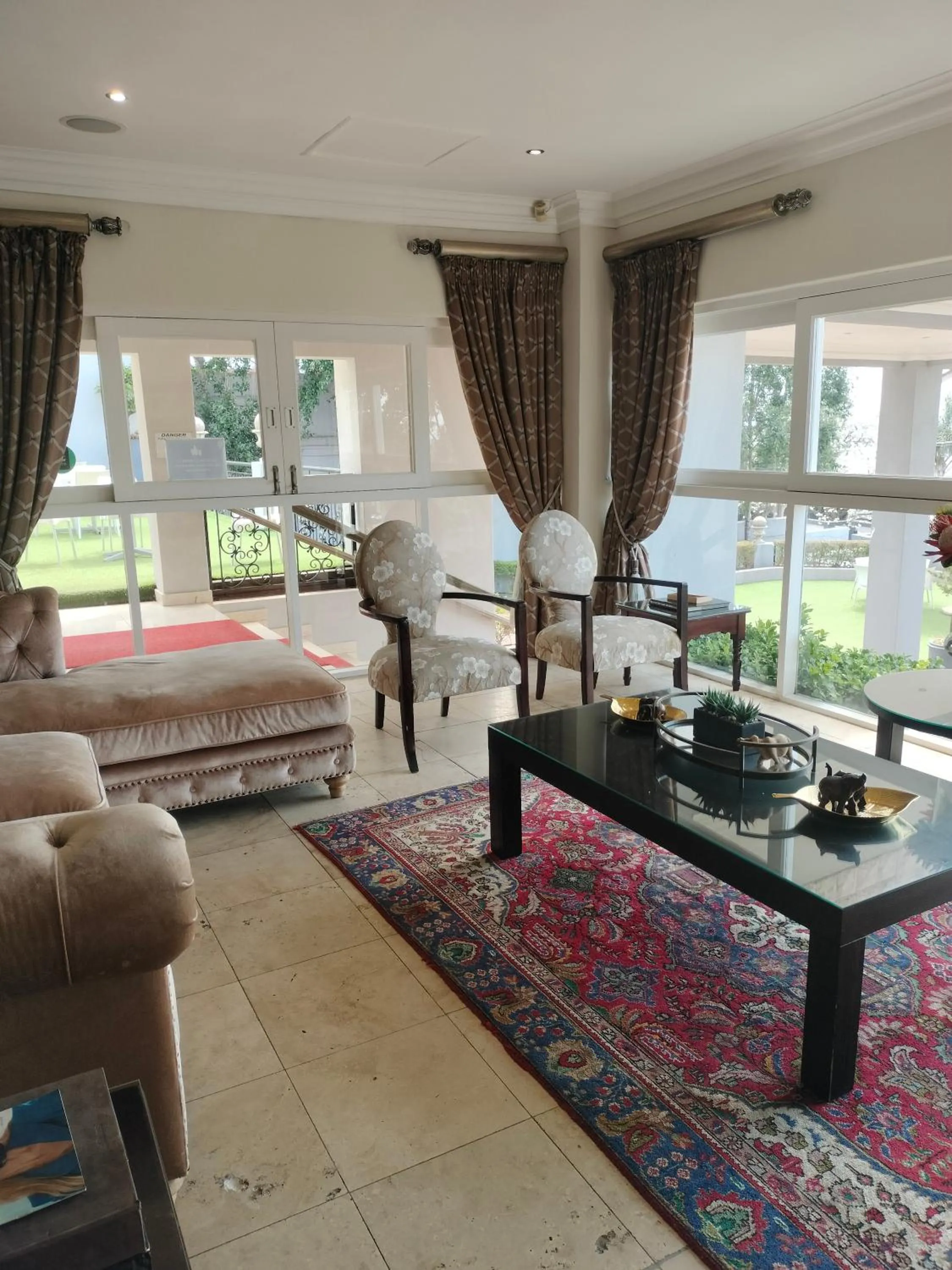 Seating area, Bed in 131 on Herbert Baker Boutique Hotel