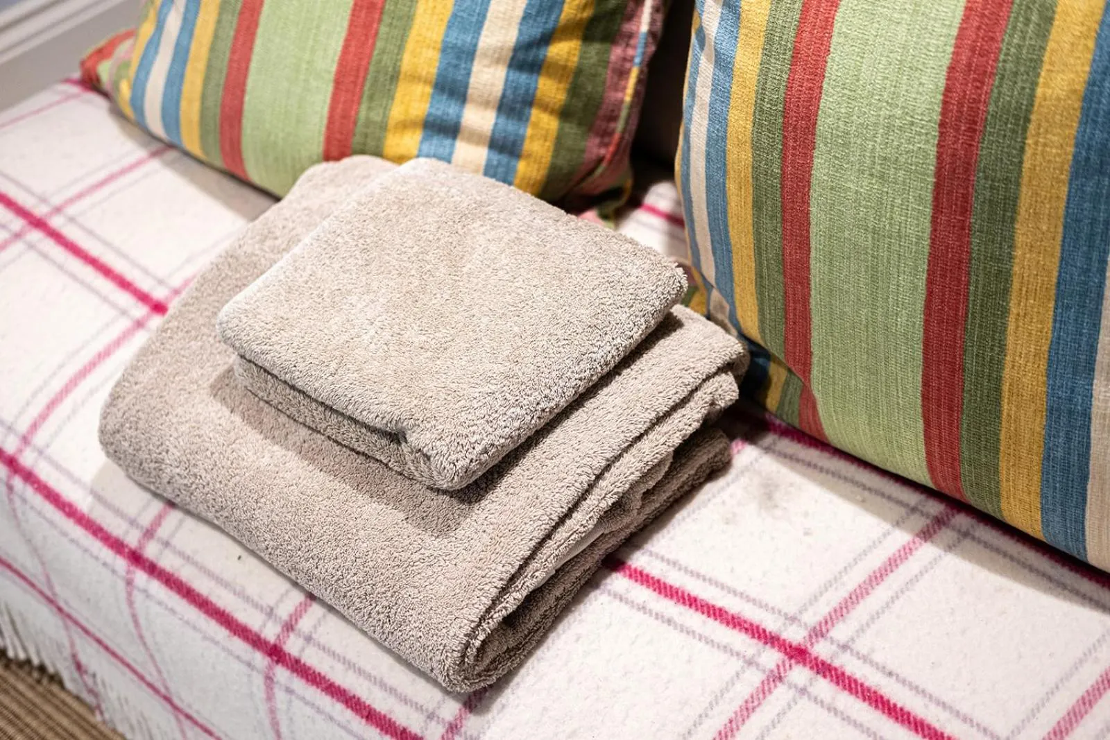 towels, Bed in Deerpark Barn