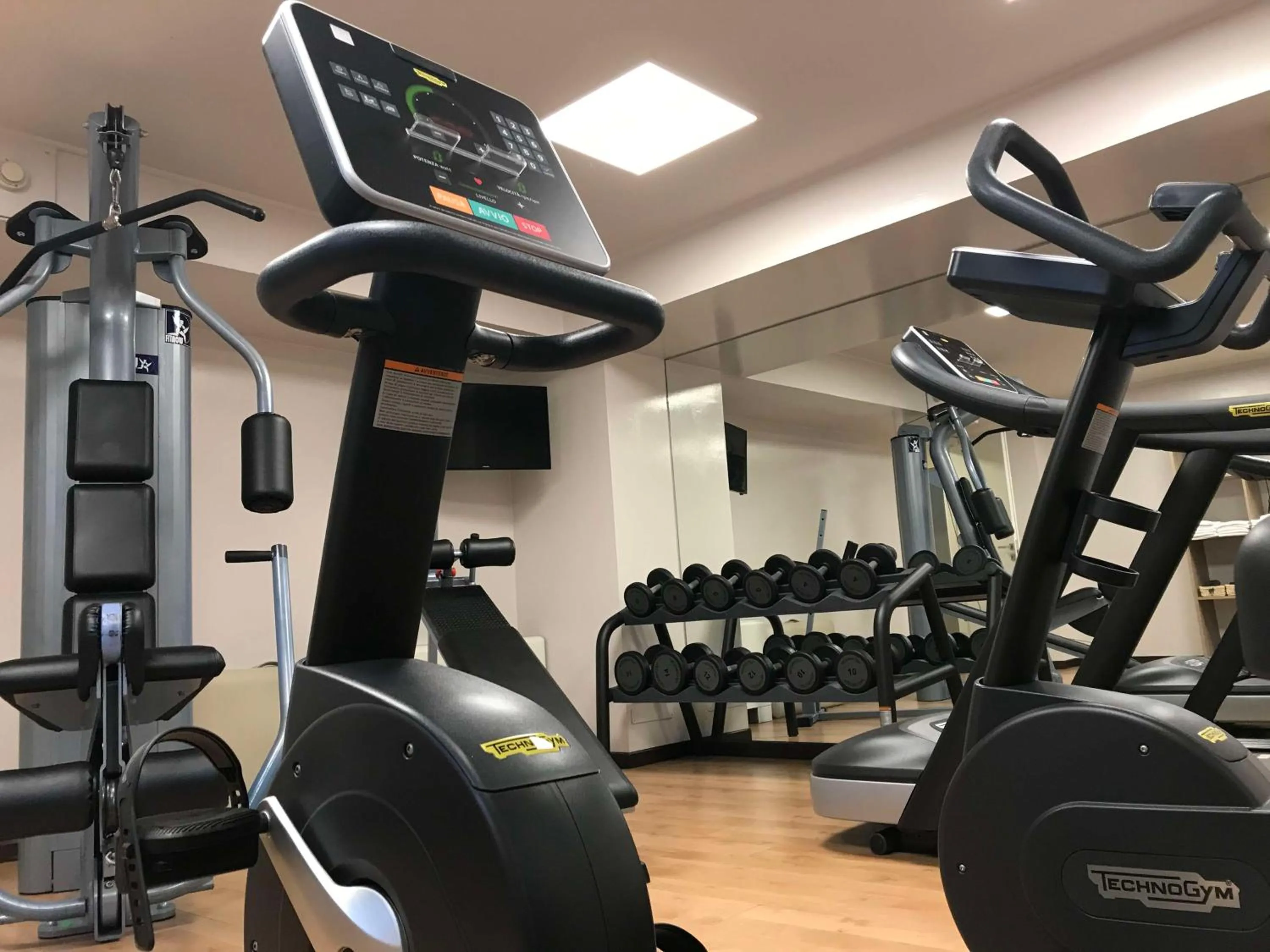 Fitness centre/facilities in Best Western Plus Hotel Farnese