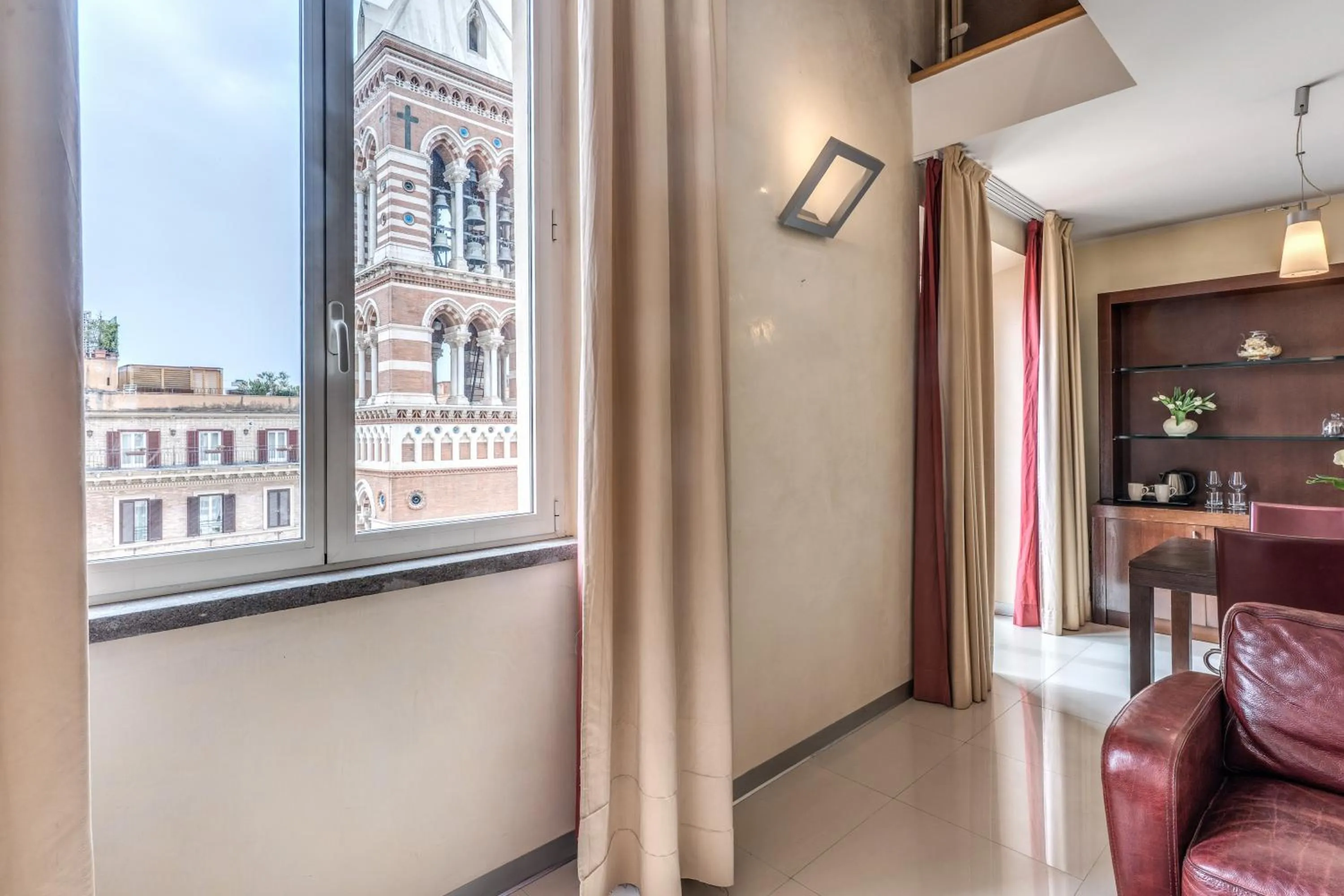 Living room in La Griffe Hotel Roma