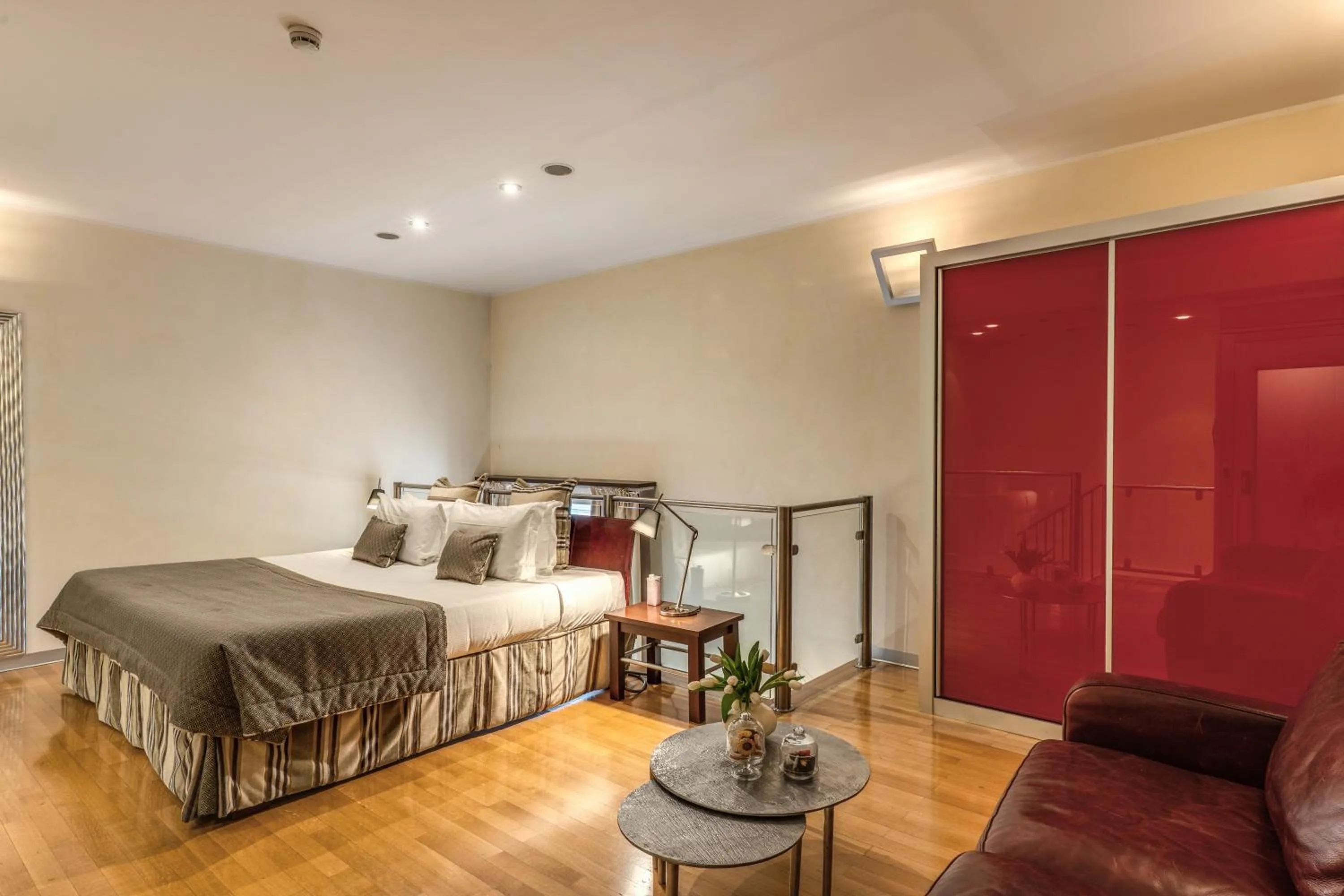 Bed in La Griffe Hotel Roma