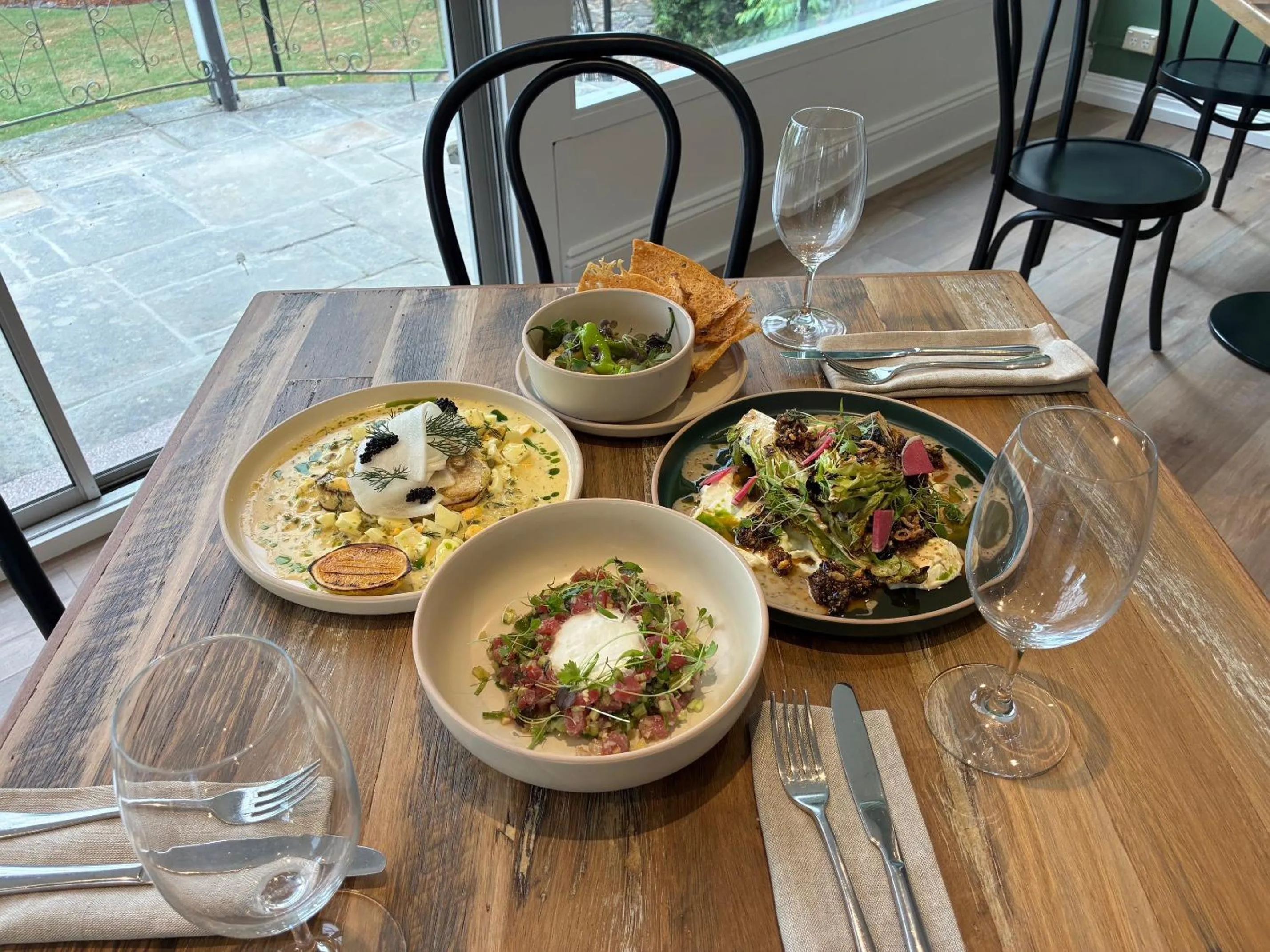 Restaurant/places to eat in Leura Gardens Resort