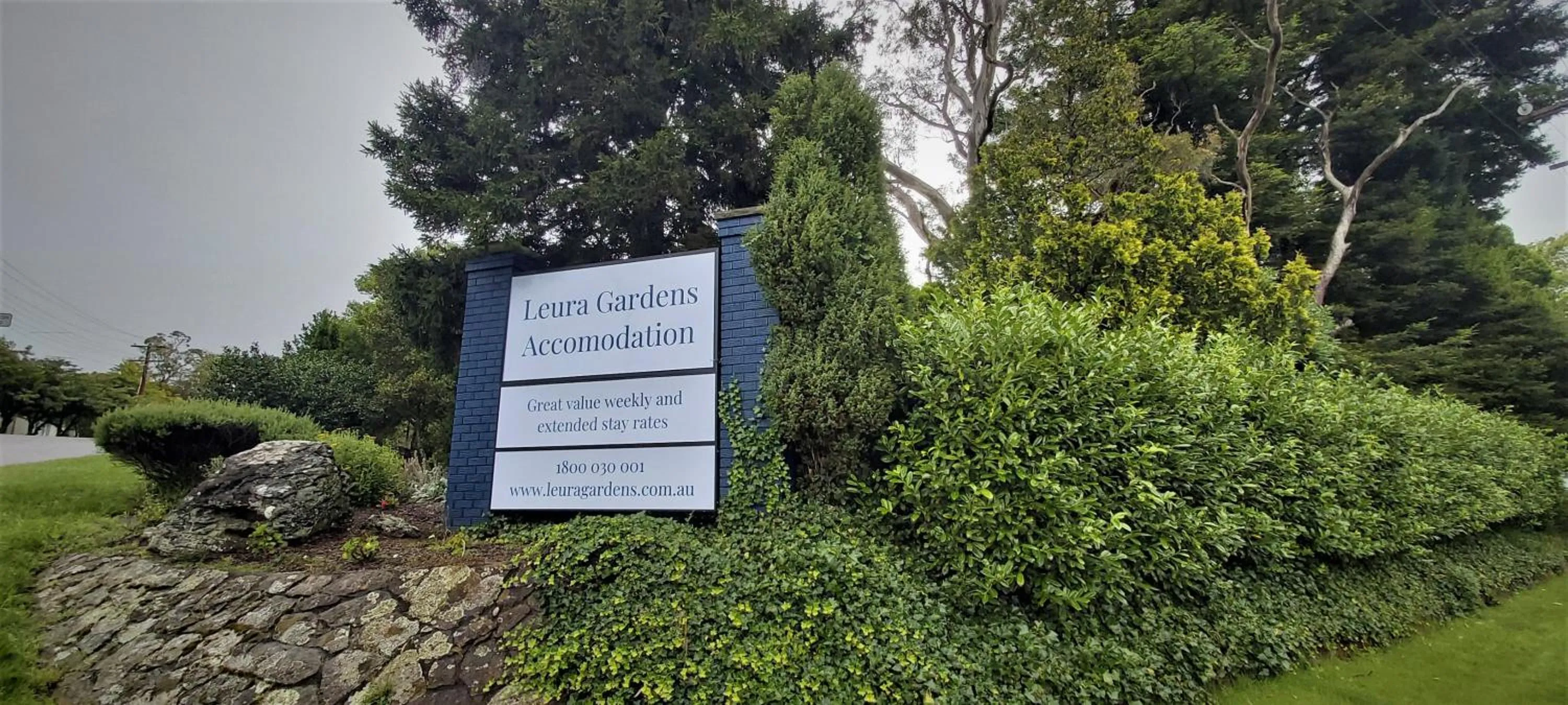 Property logo or sign in Leura Gardens Resort