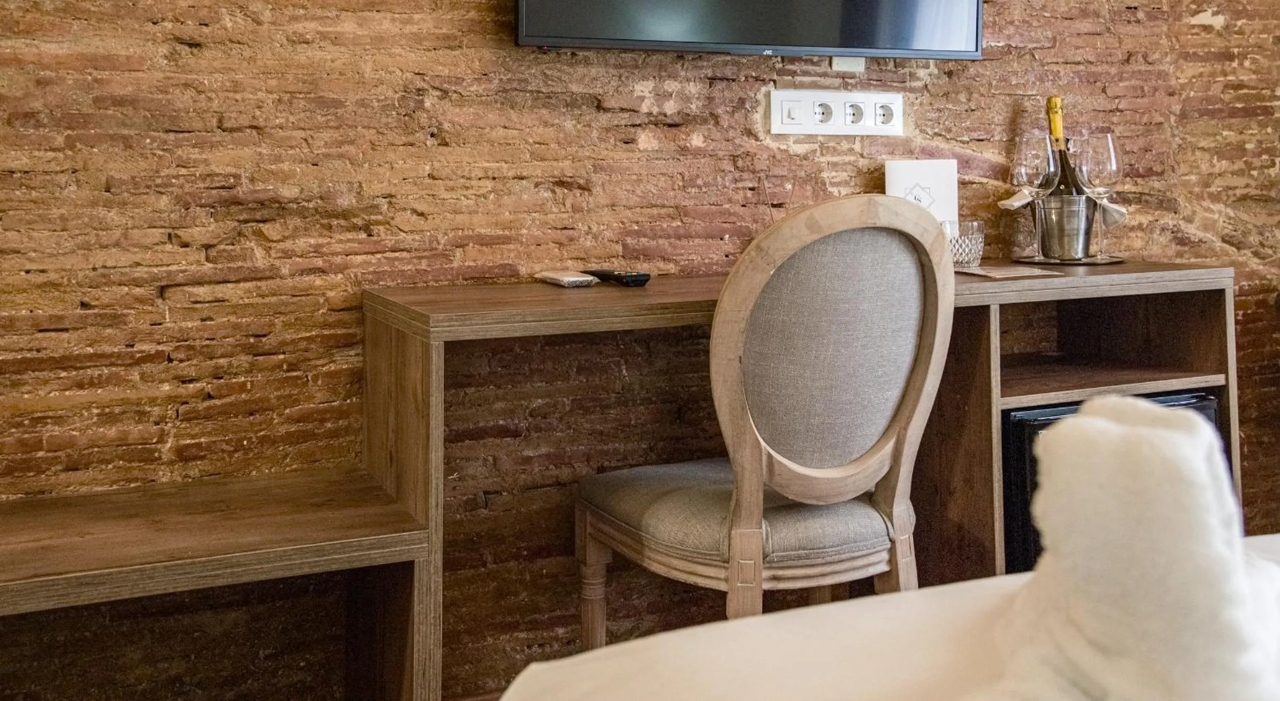 Seating area in Catalina Suites