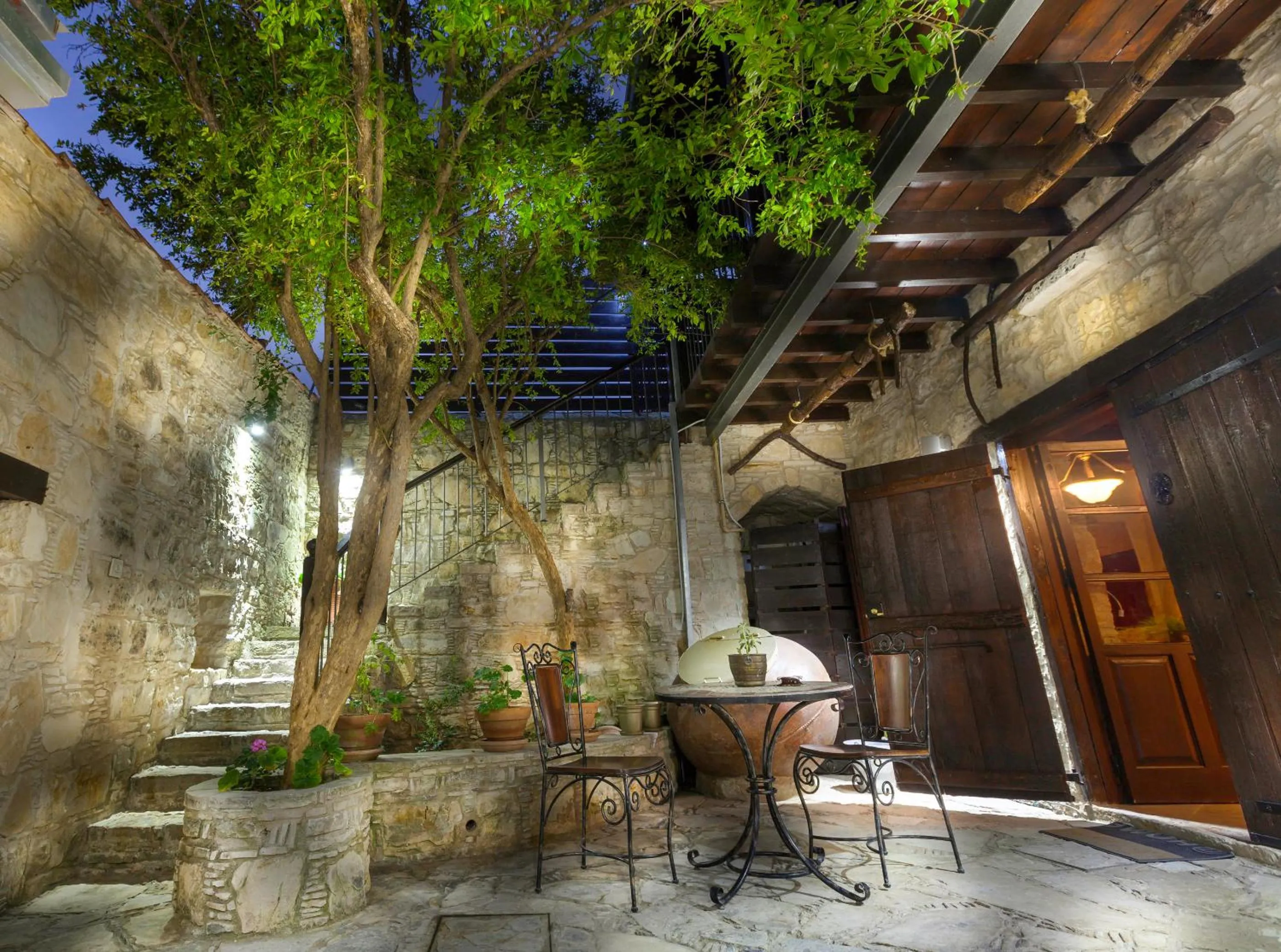 Balcony/Terrace in Oinoessa Traditional Boutique Guest Houses