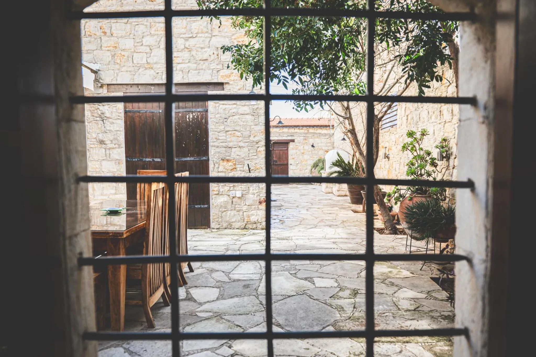 Patio in Oinoessa Traditional Boutique Guest Houses