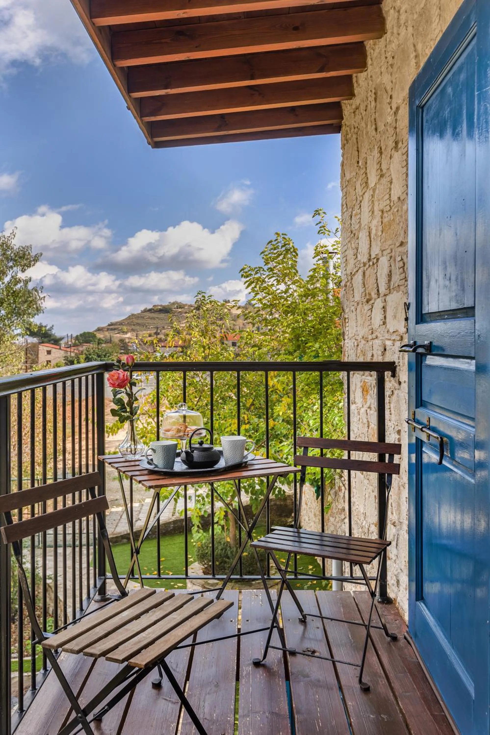 Patio in Oinoessa Traditional Boutique Guest Houses