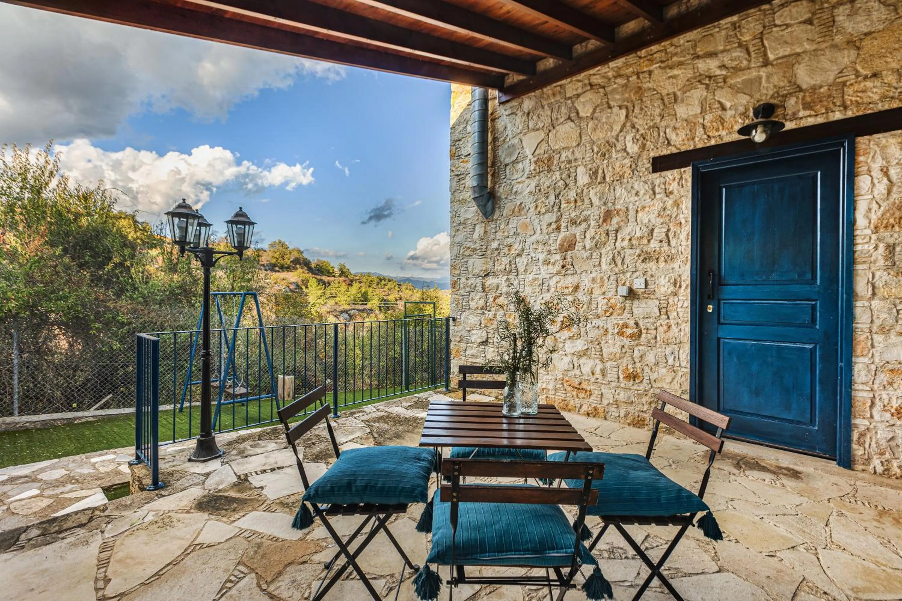 Patio in Oinoessa Traditional Boutique Guest Houses