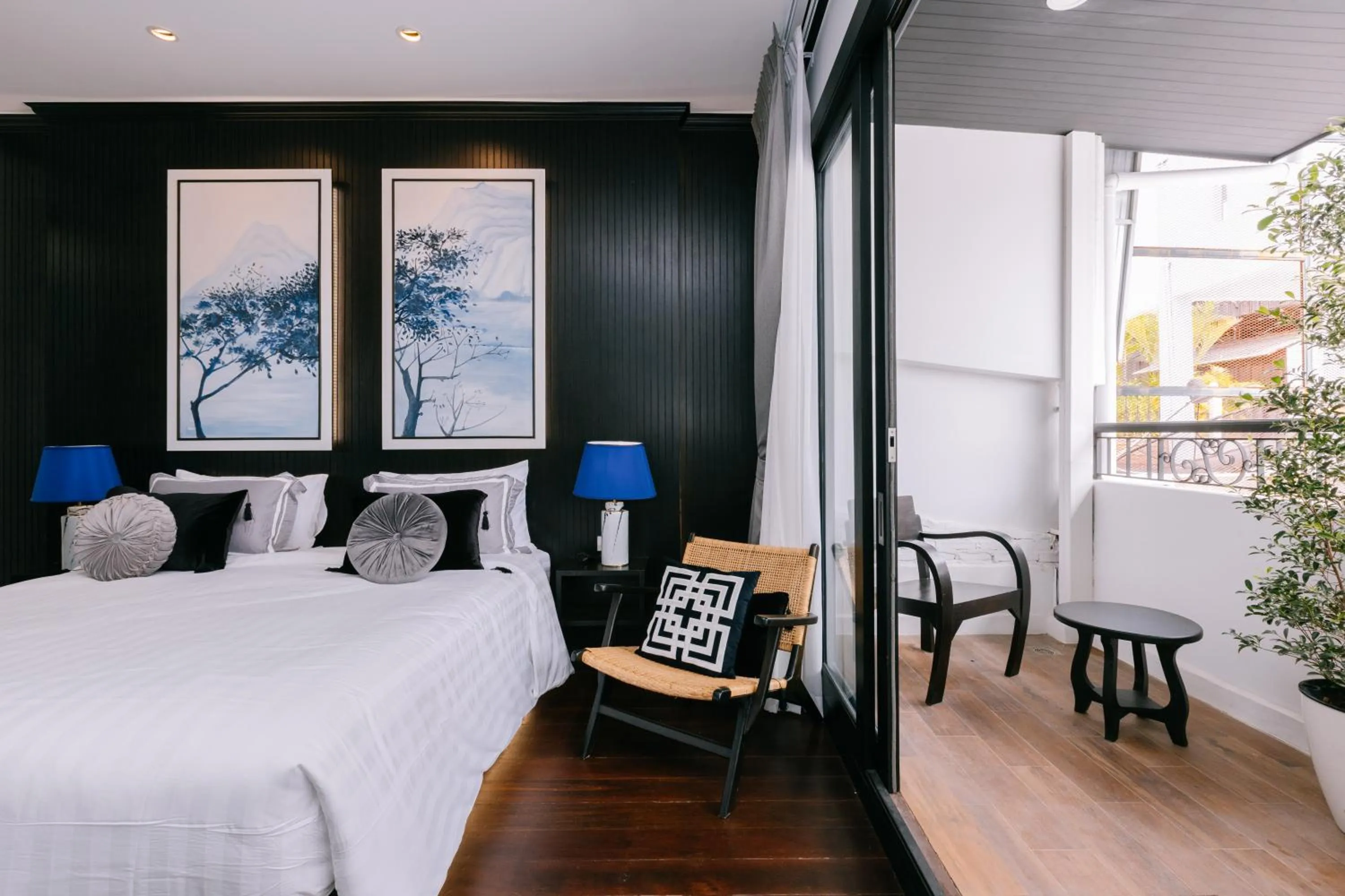 Balcony/Terrace, Bed in BAAN 125 STAY Phuket