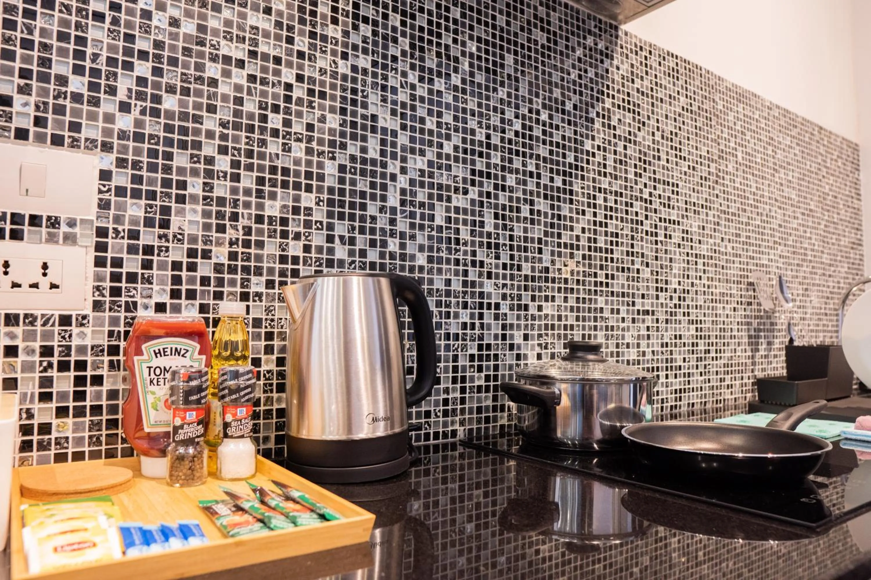 kitchen in BAAN 125 STAY Phuket