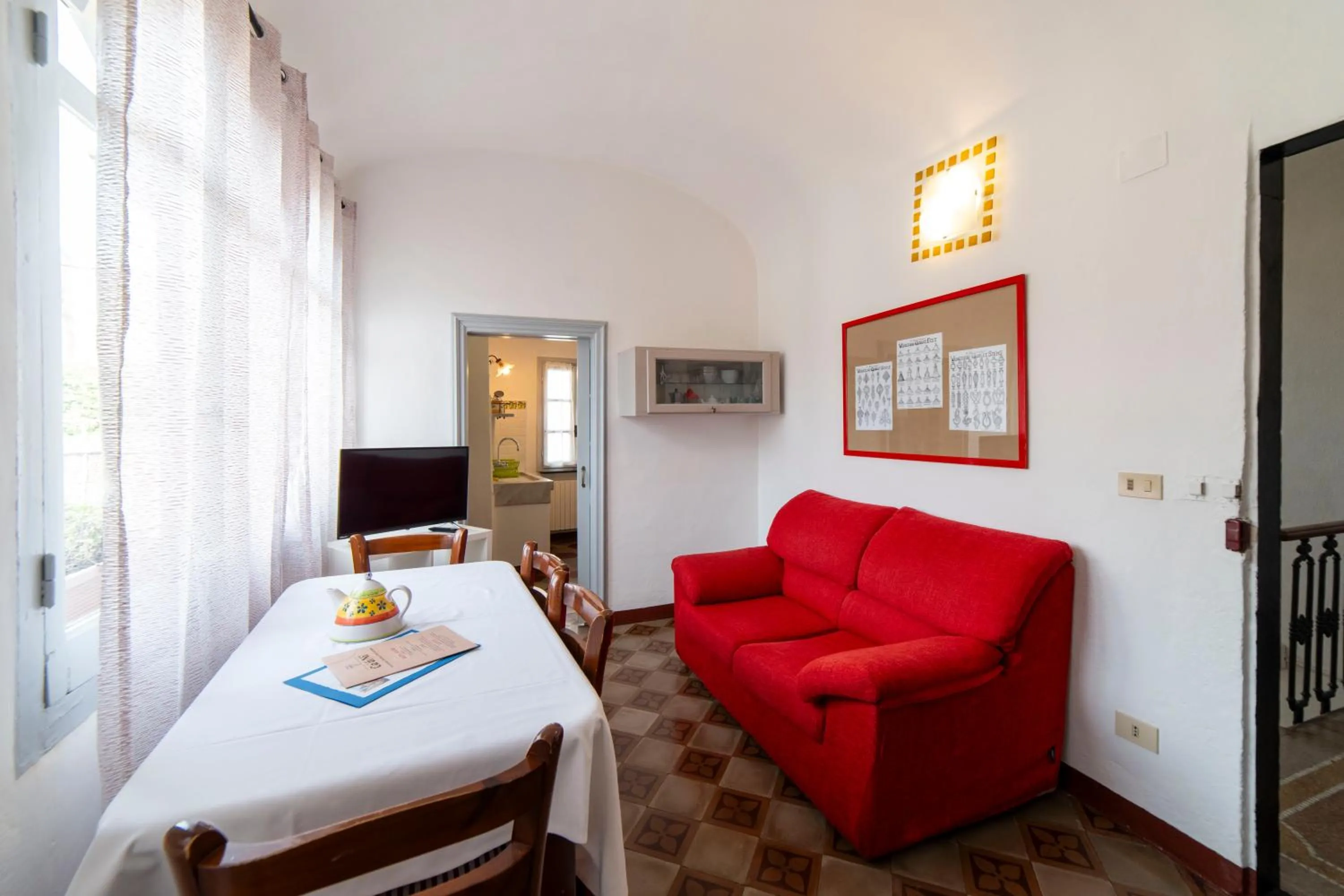 Living room, Bed in Ca di Ni