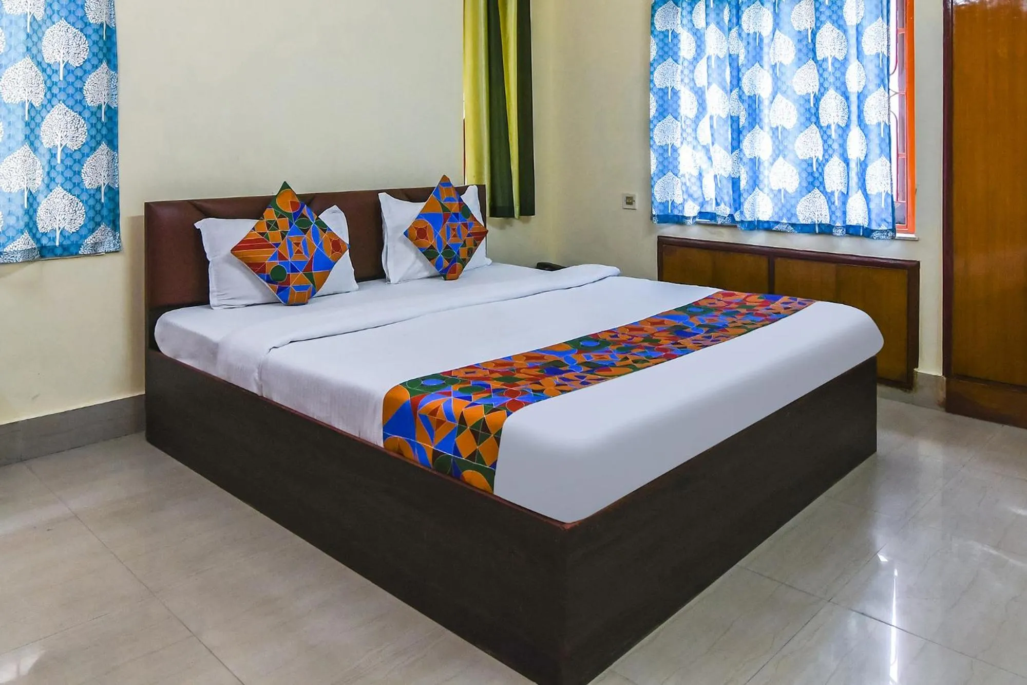 Bed in FabHotel Vicky