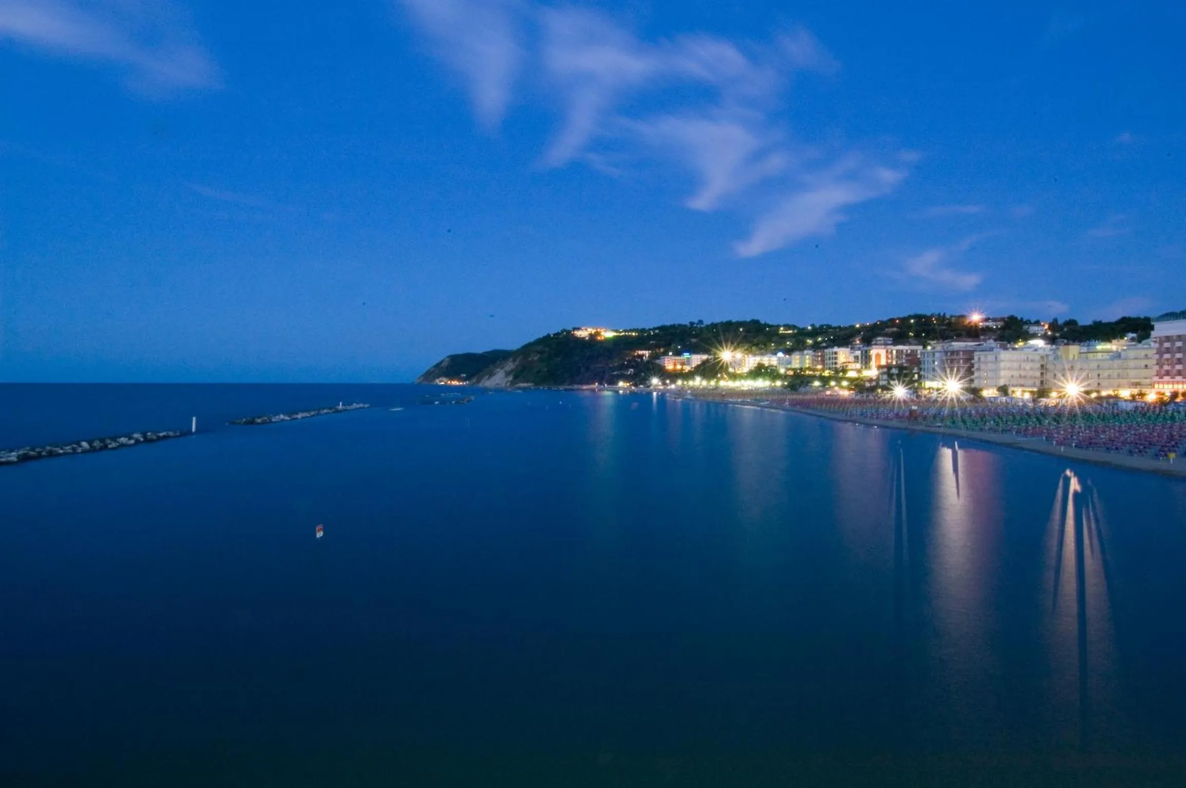 Beach in Hotel Miramare