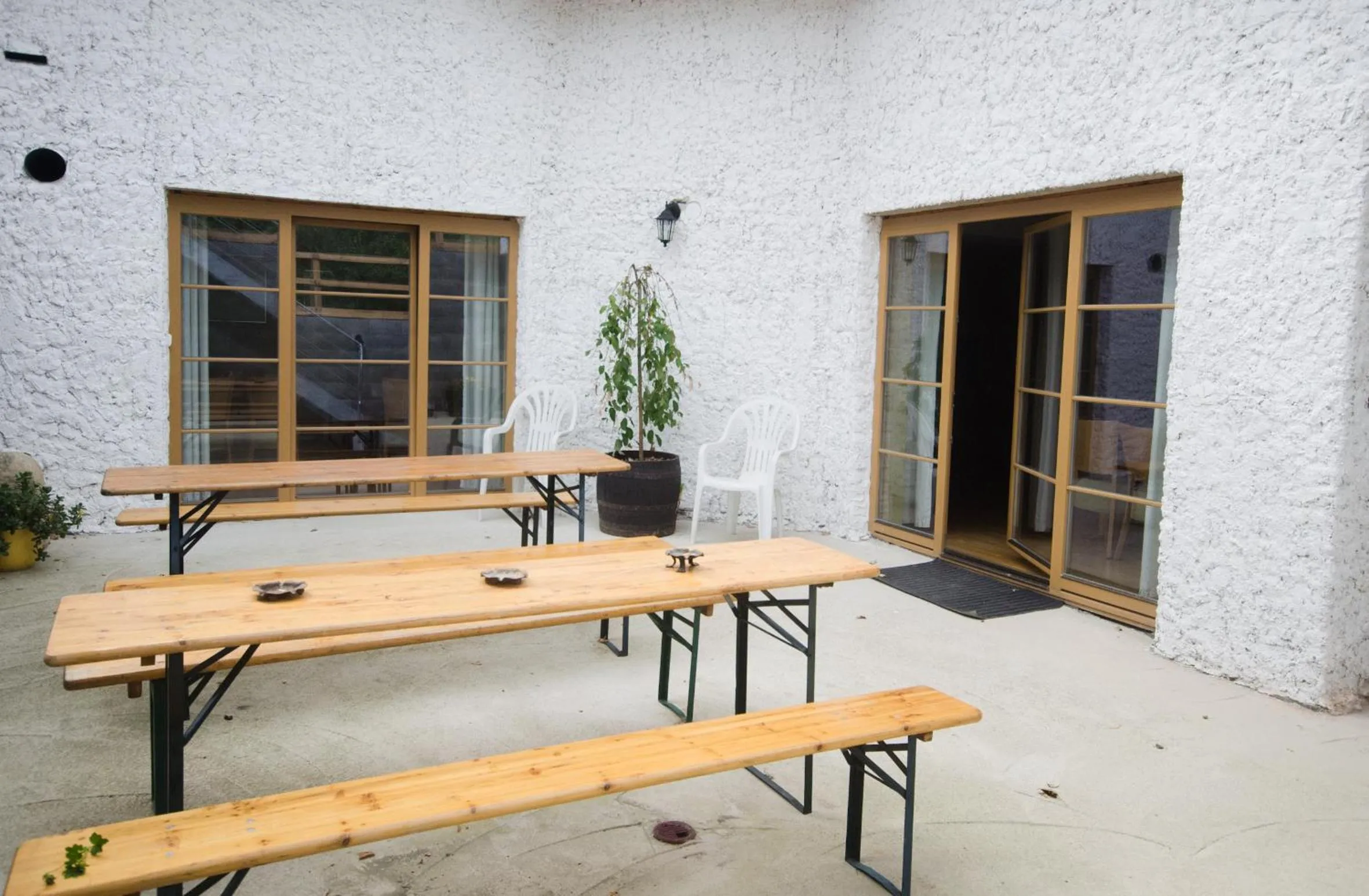 Patio in Penzion a vinařství U Vrbů