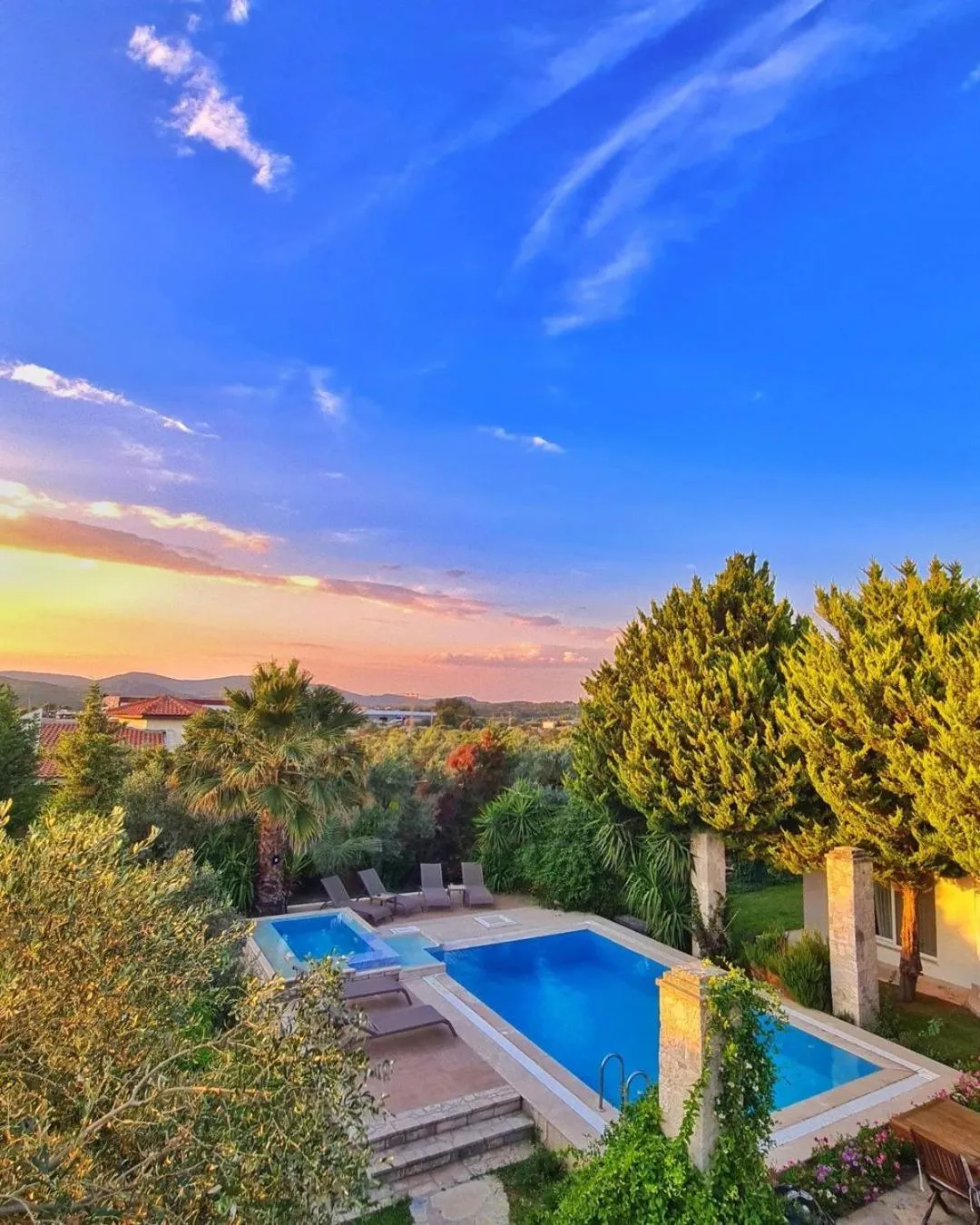 Pool view in Bir Dem Urla