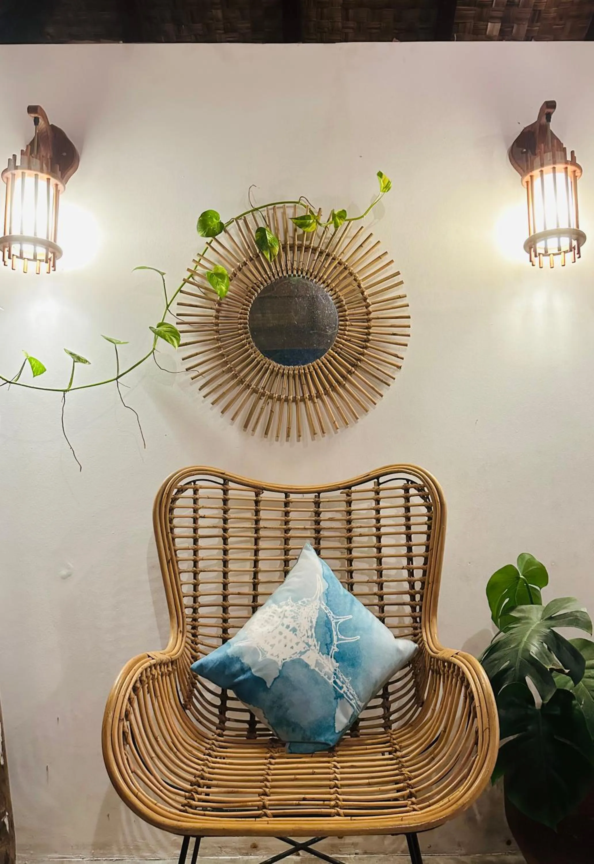 Lobby or reception in Thundi Sea View