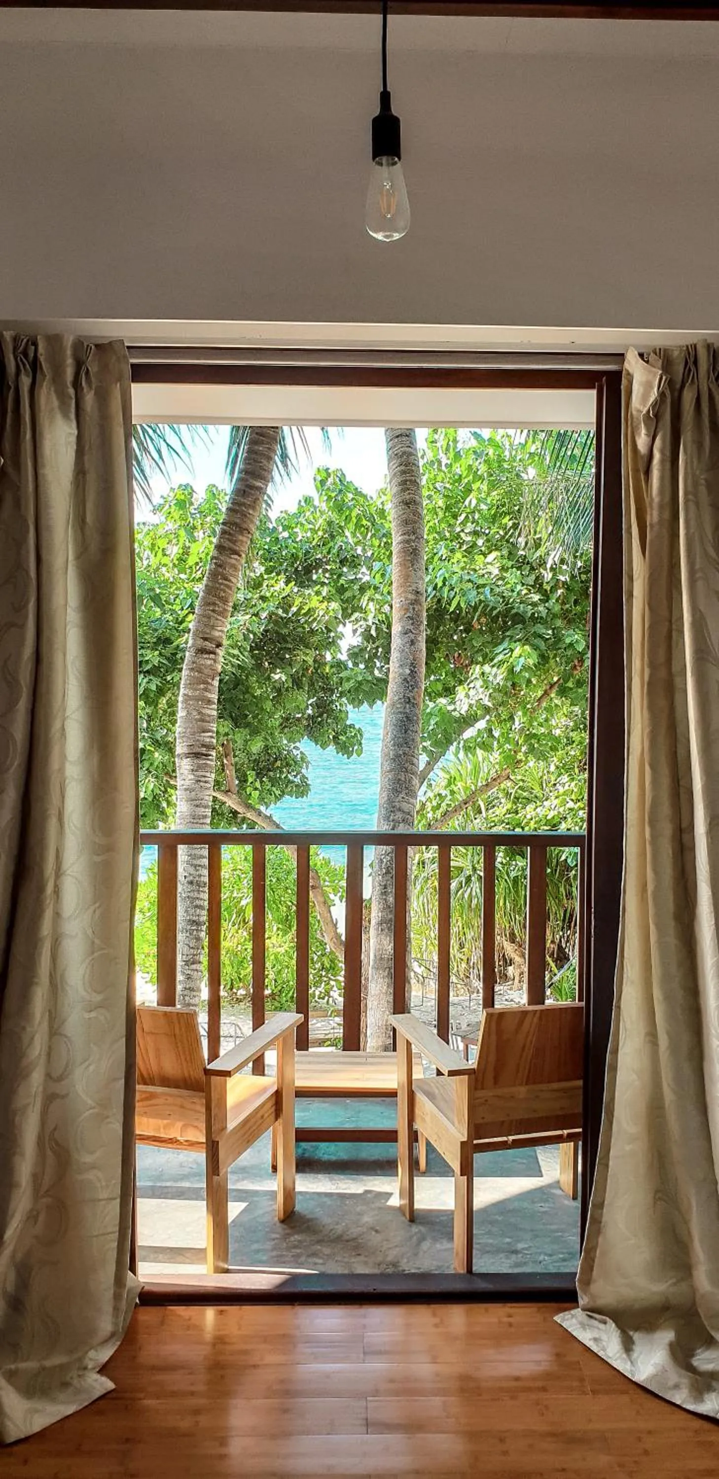 Balcony/Terrace in Thundi Sea View