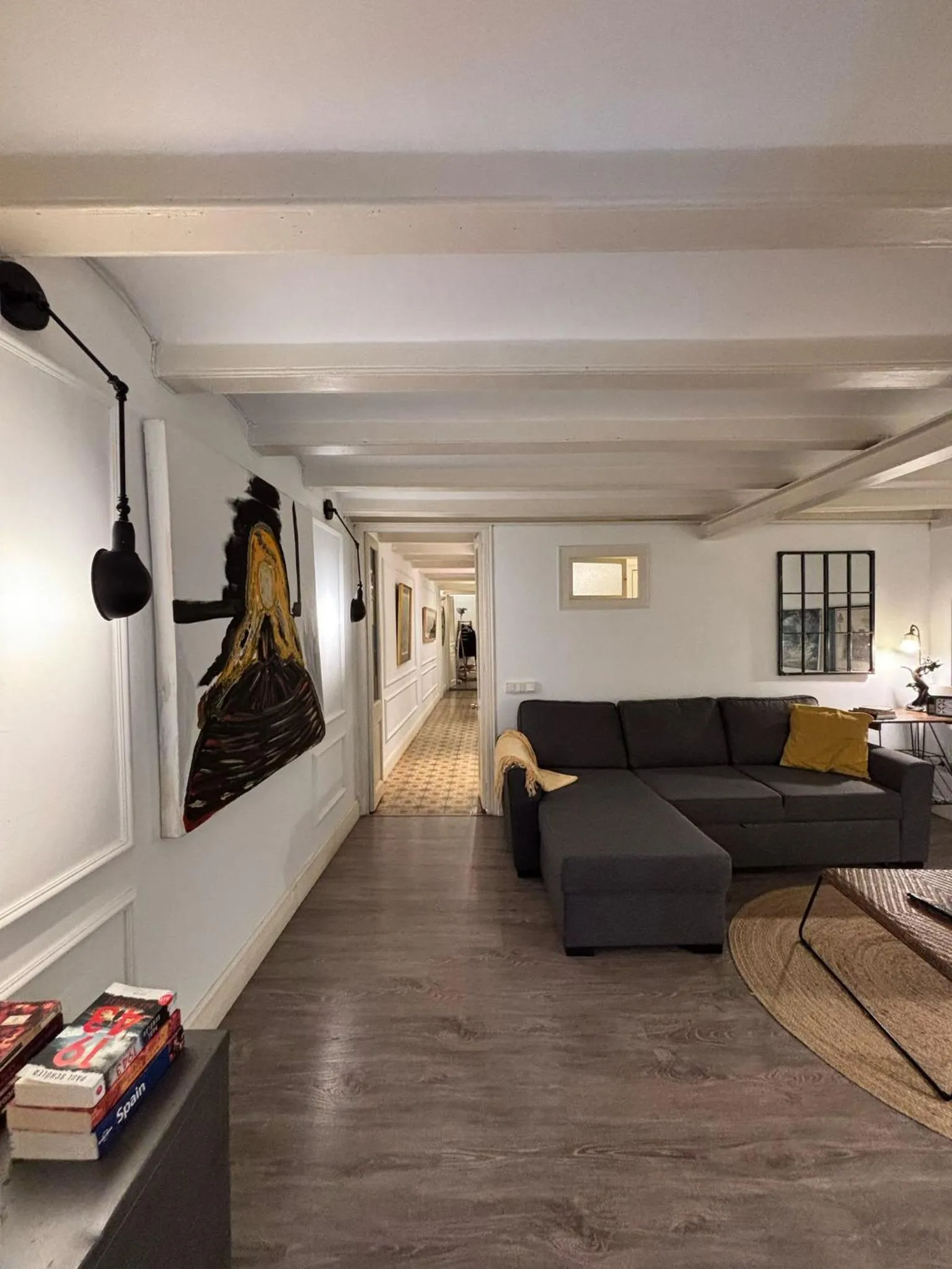 Living room in Rosselló Apartment