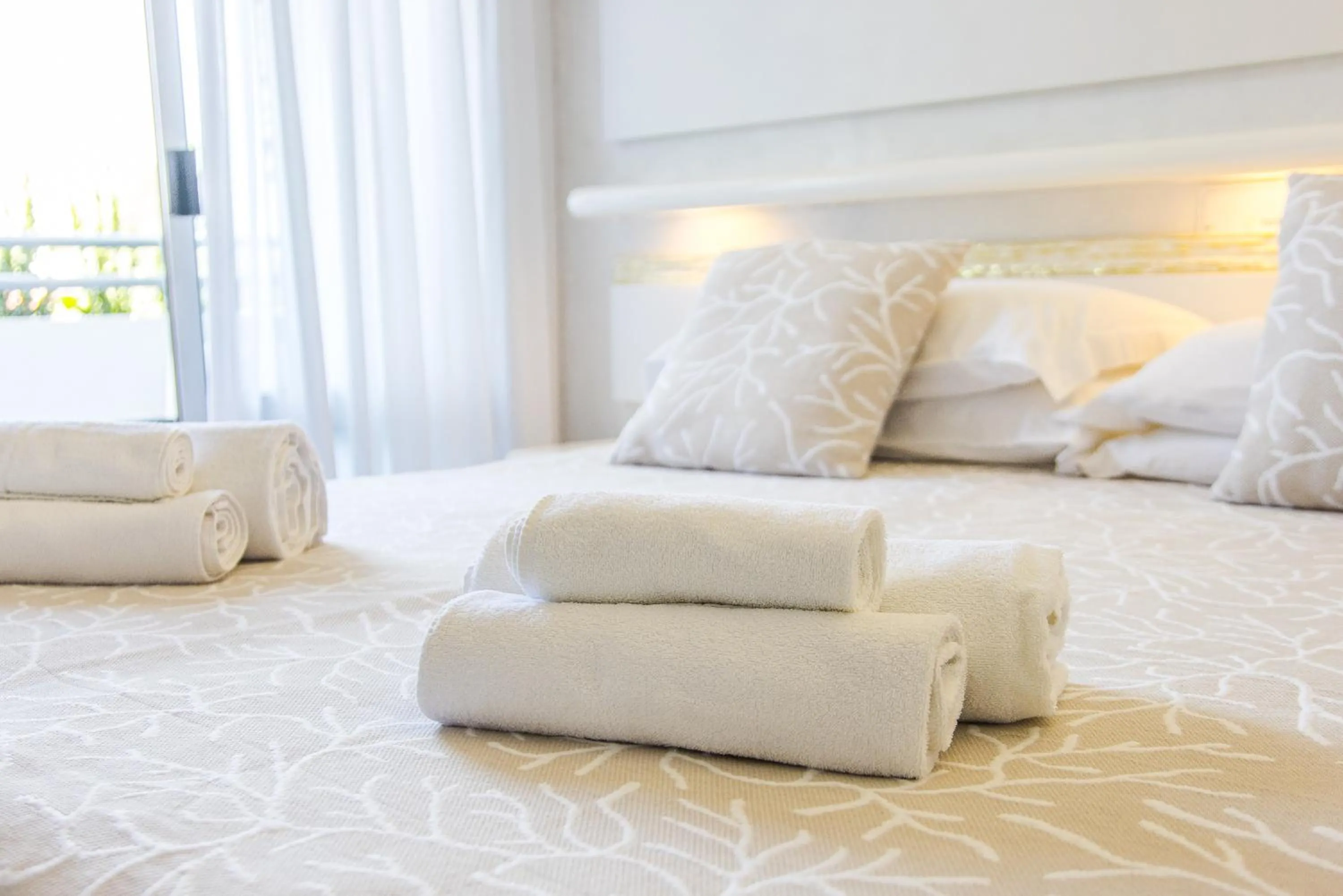 Bed in Hotel Diamond