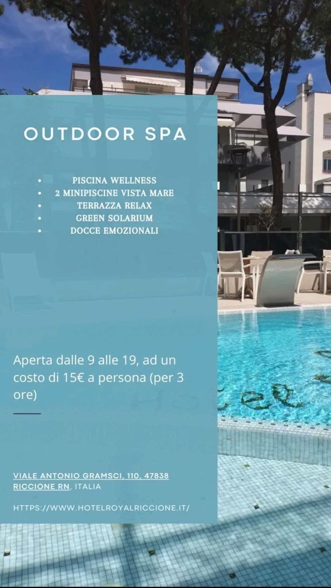 Swimming pool in Hotel Diamond