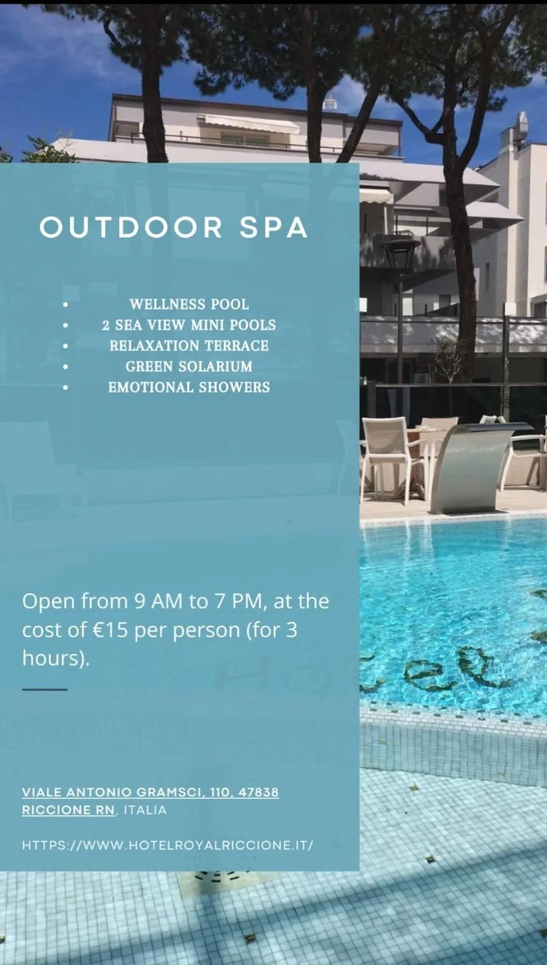 Swimming pool in Hotel Diamond