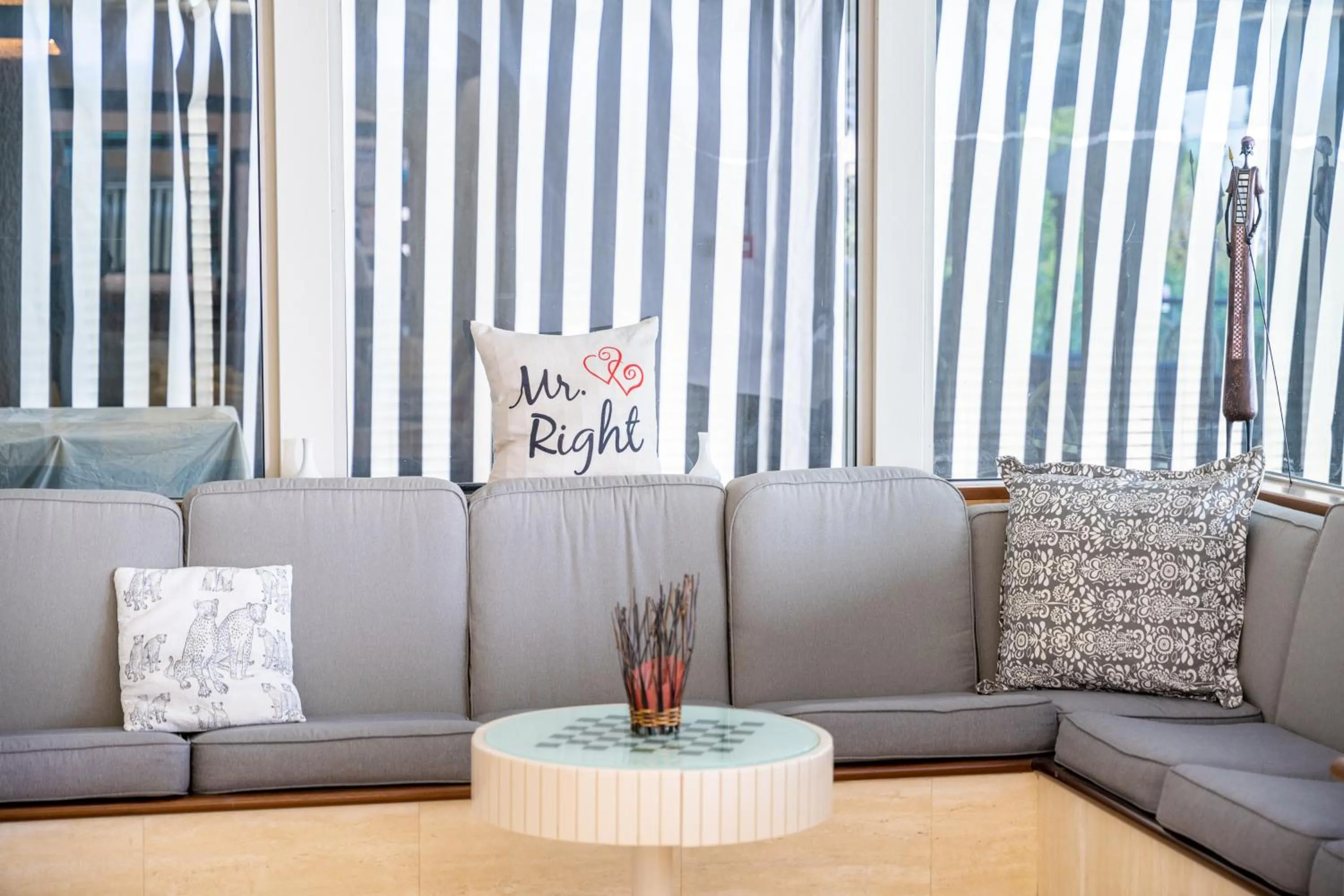 Seating area in Hotel Diamond