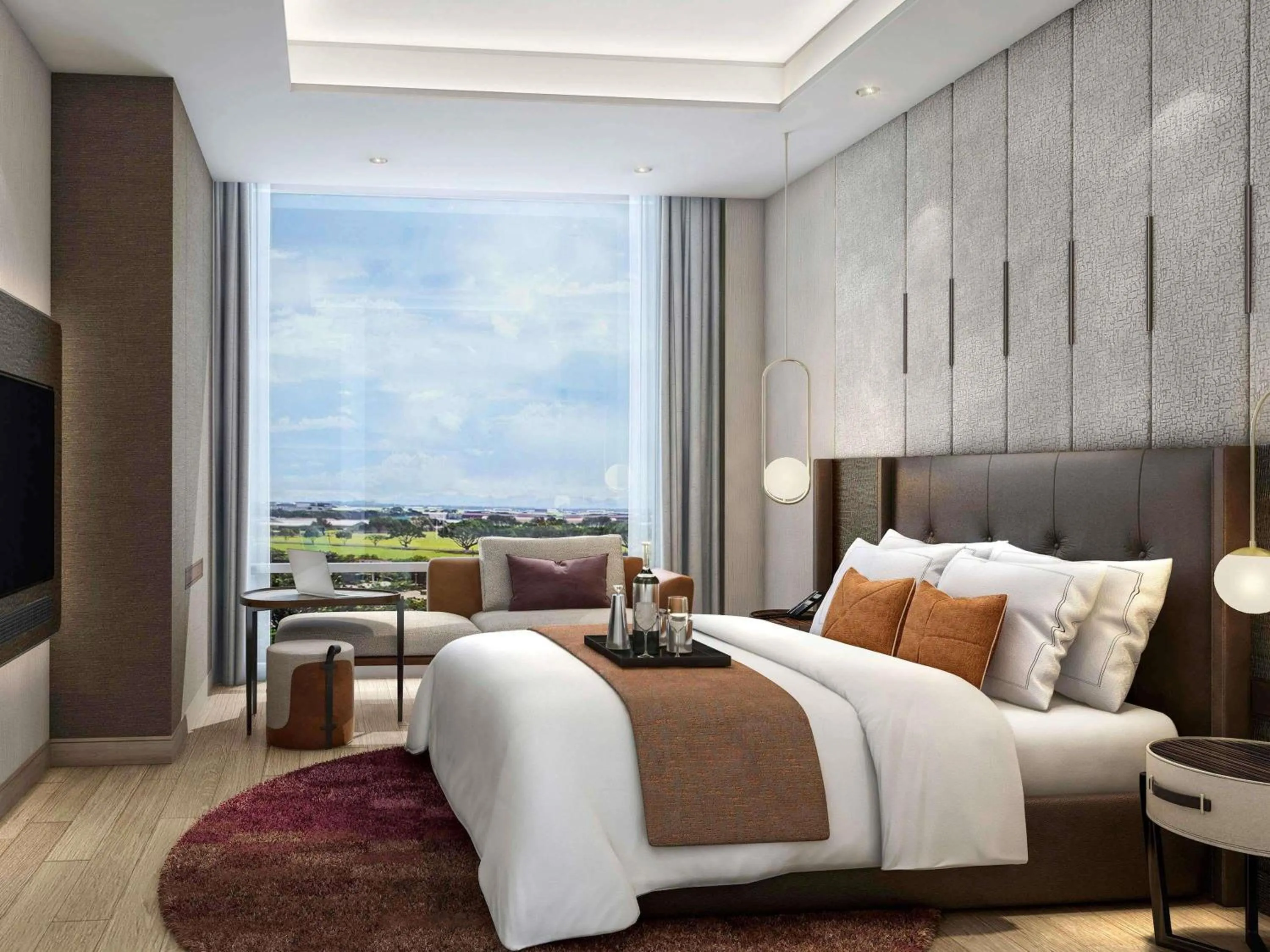 Bedroom, Bed in Swissôtel Clark Philippines