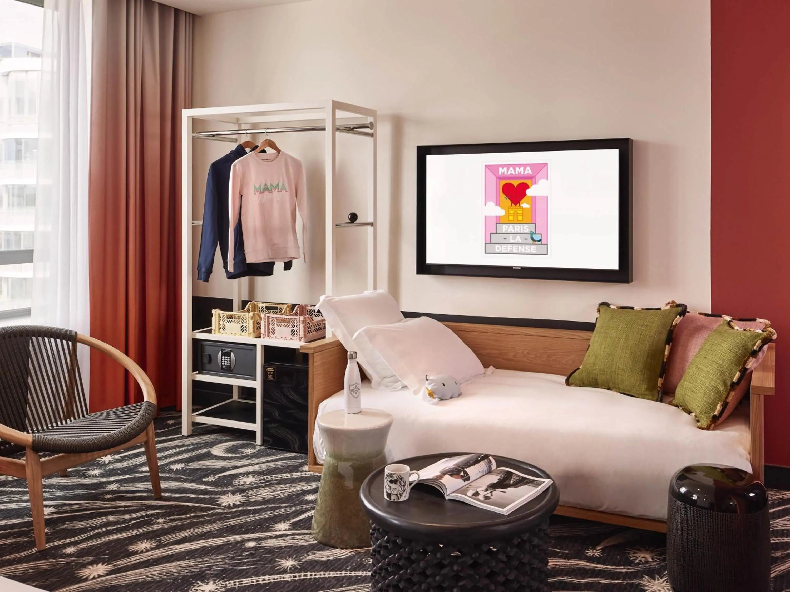 Bedroom in Mama Shelter Paris La Défense