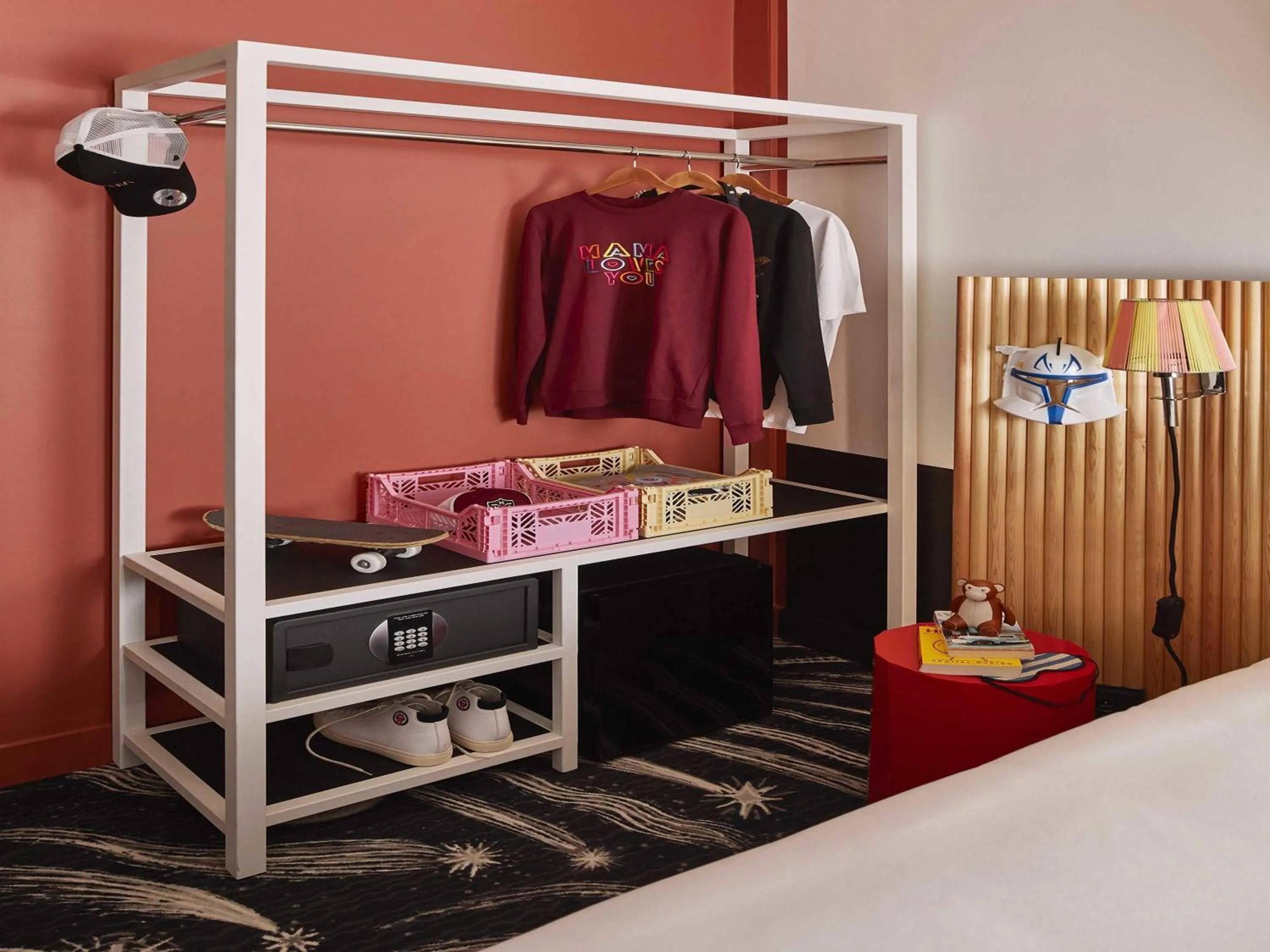 Bedroom, Bed in Mama Shelter Paris La Défense