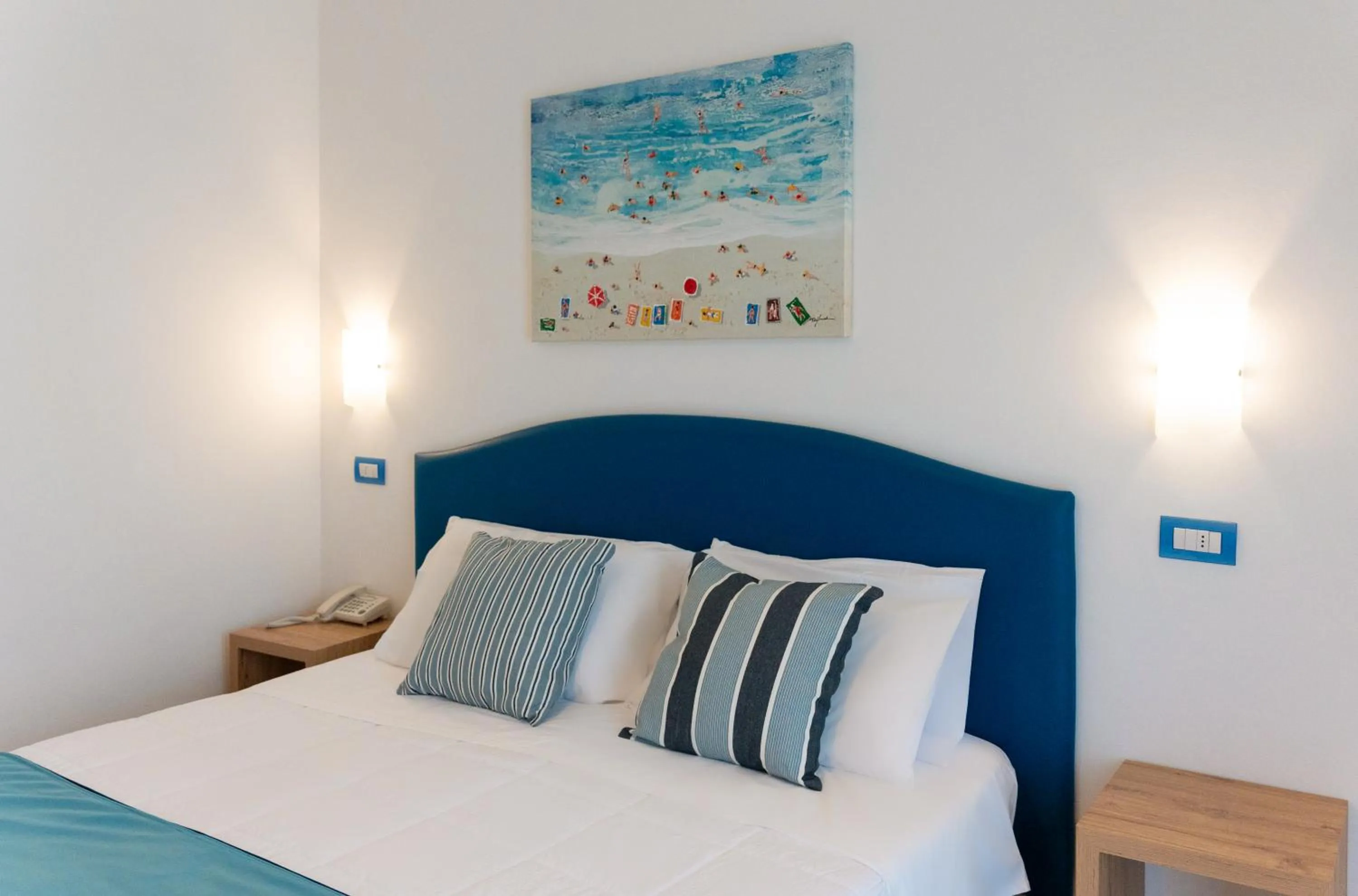 Bedroom, Bed in Hotel Britannia